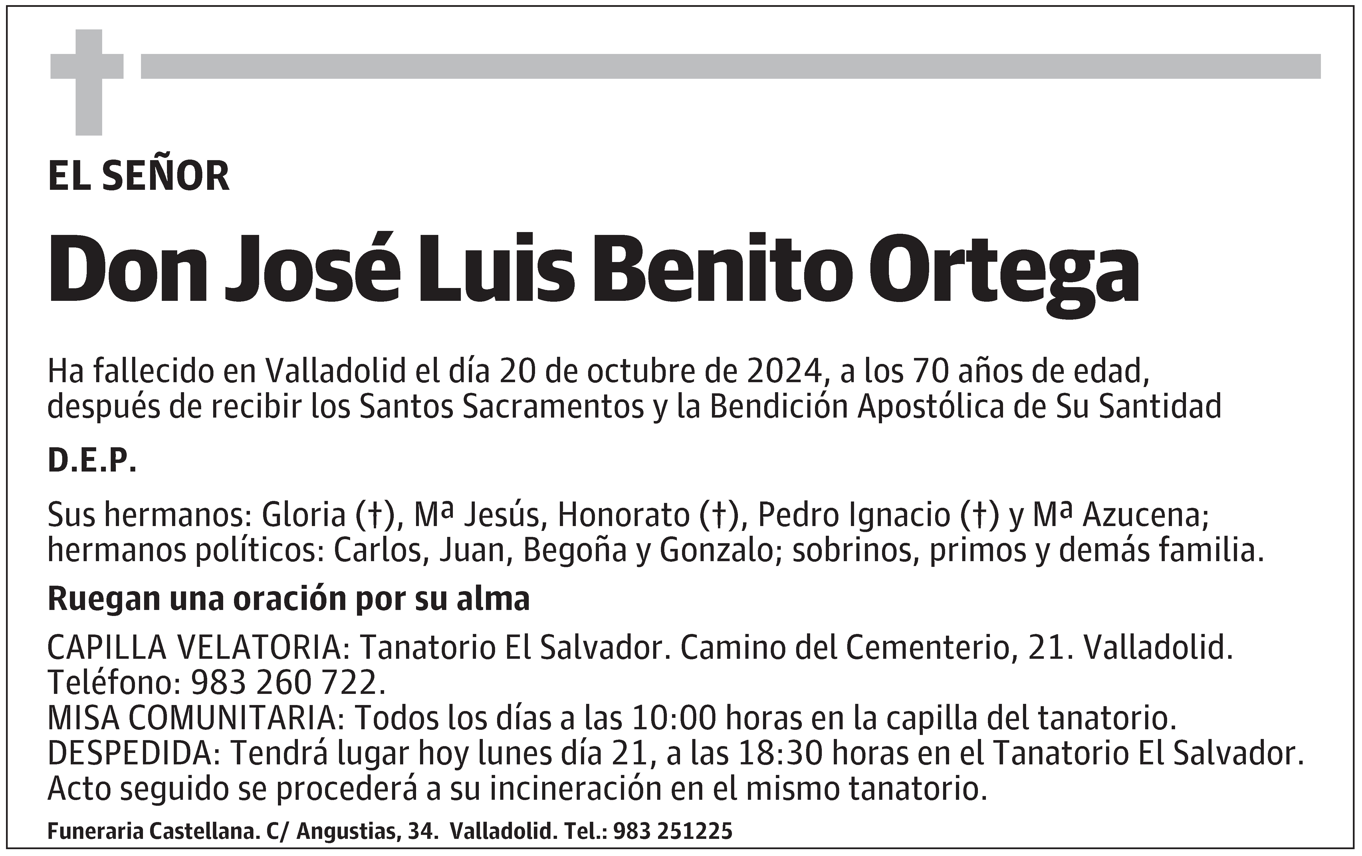 José Luis Benito Ortega