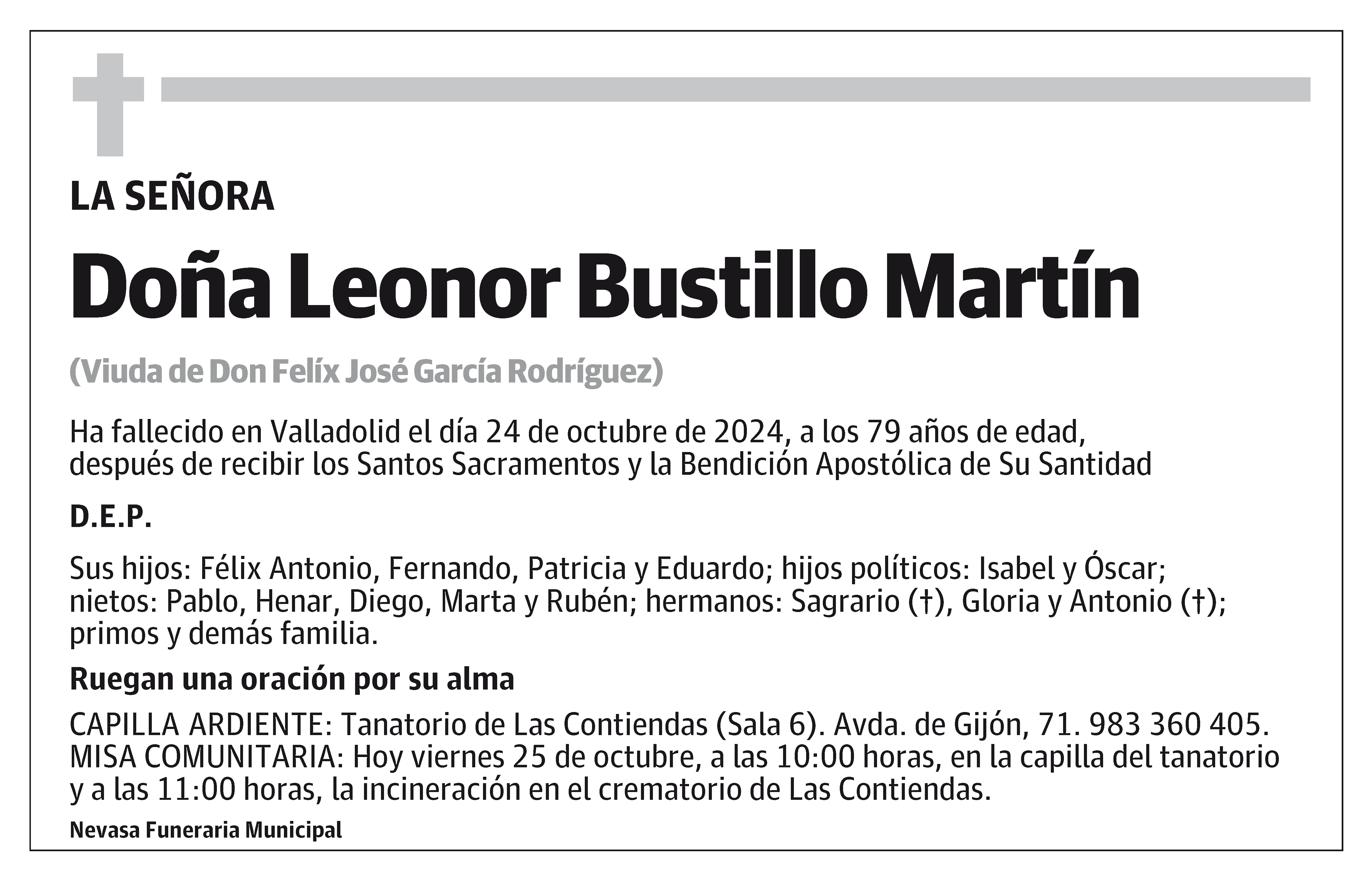 Leonor Bustillo Martín