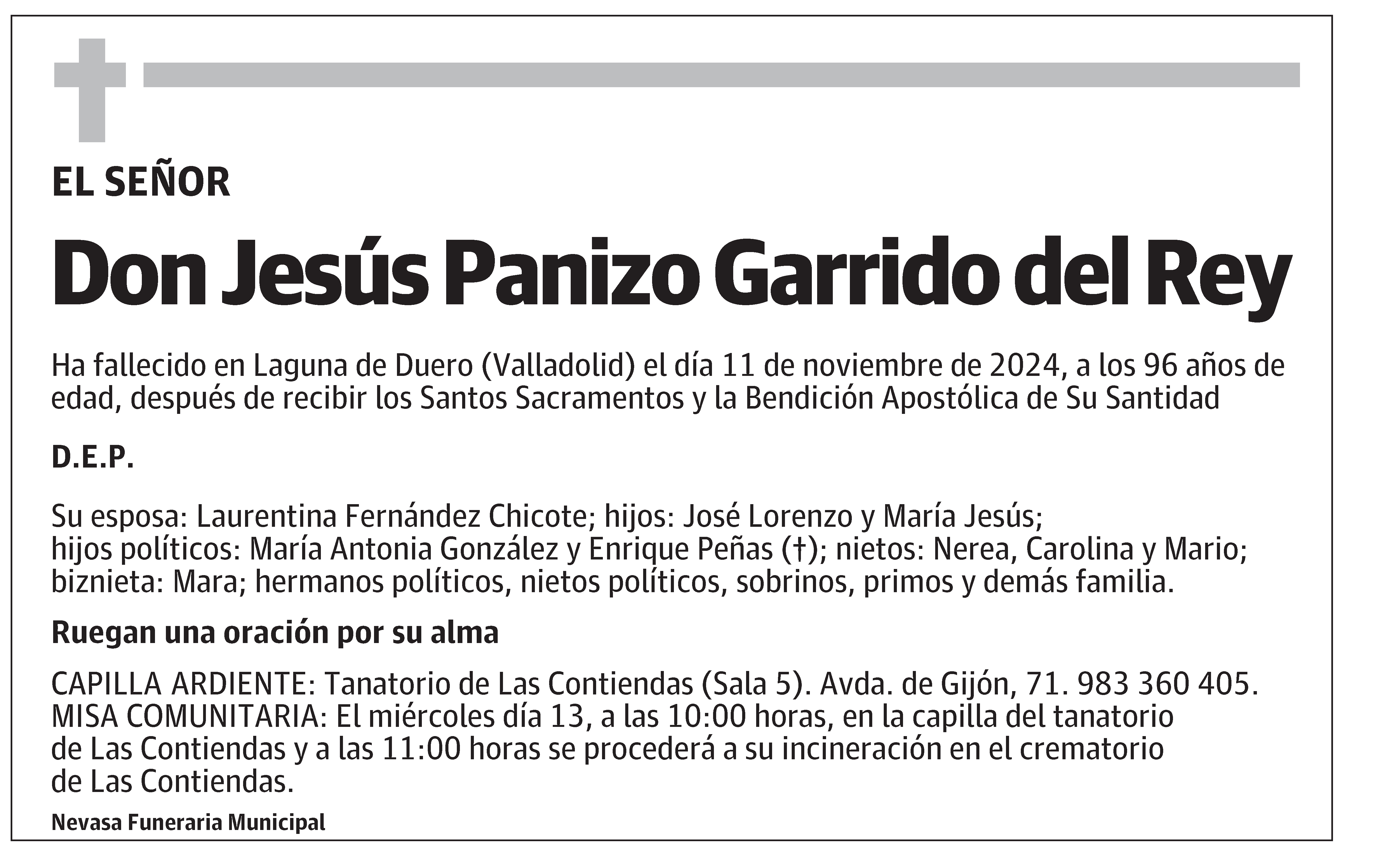 Jesús Panizo Garrido del Rey