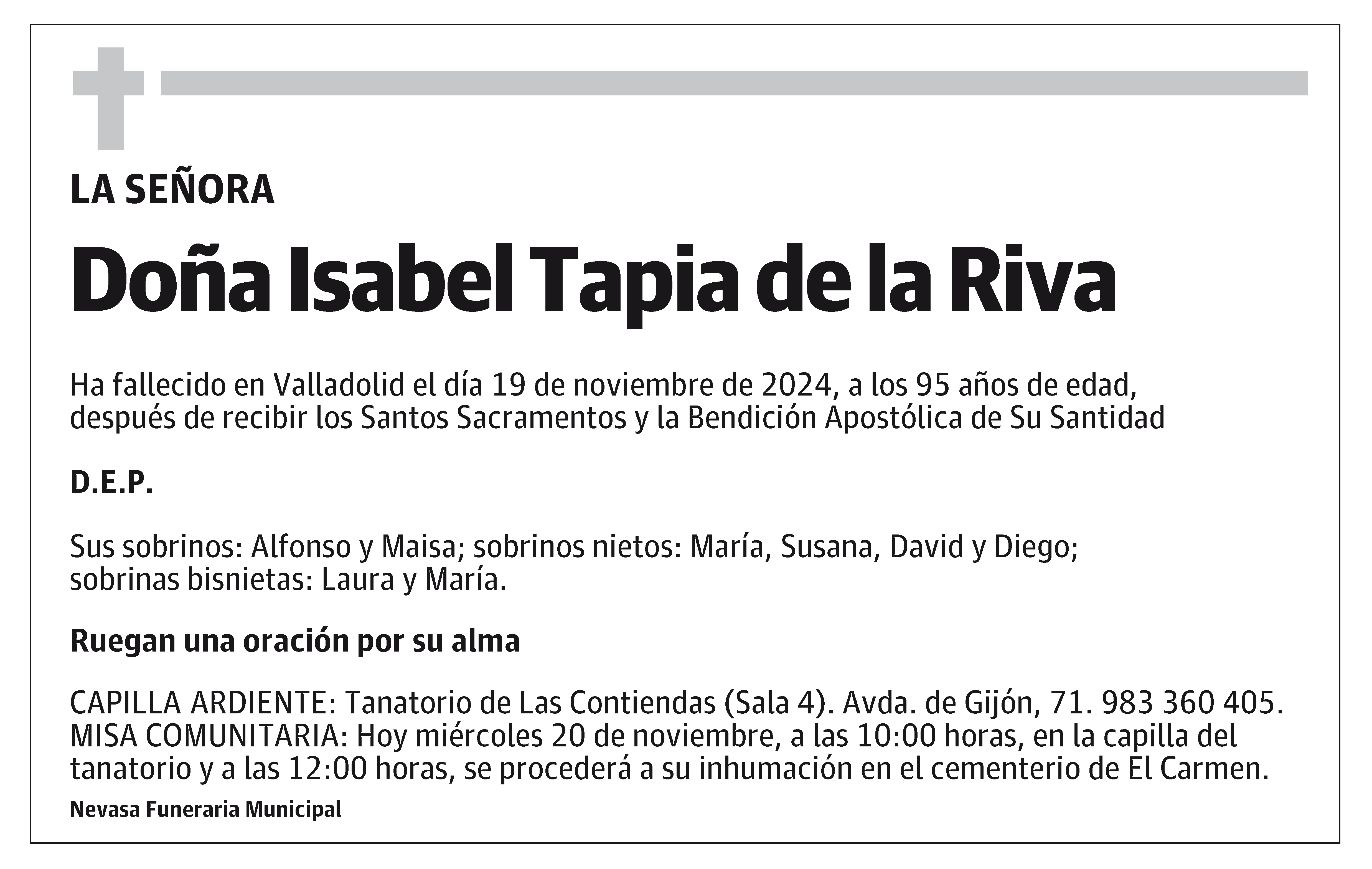 Isabel Tapia de la Riva