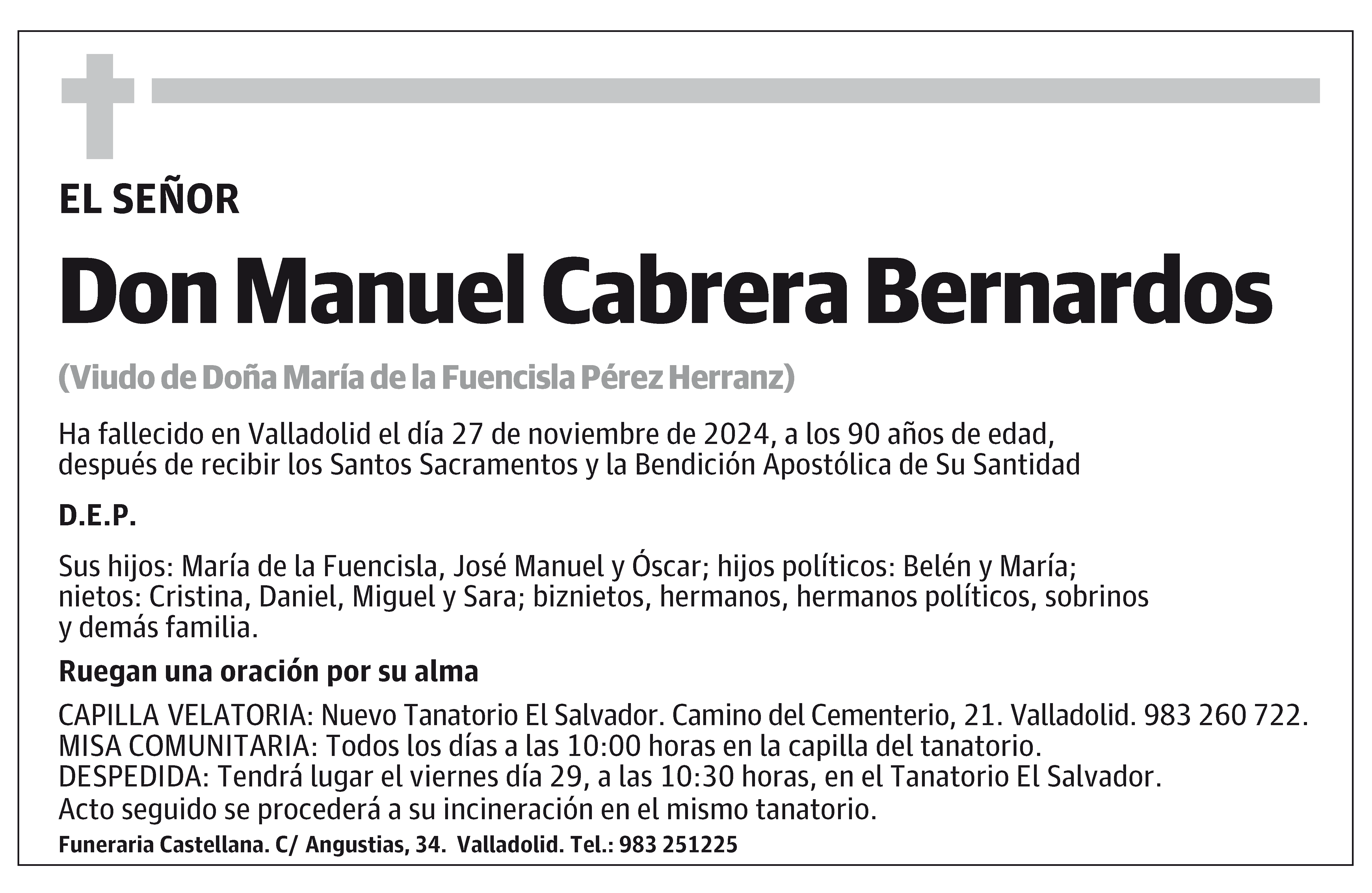 Manuel Cabrera Bernardos