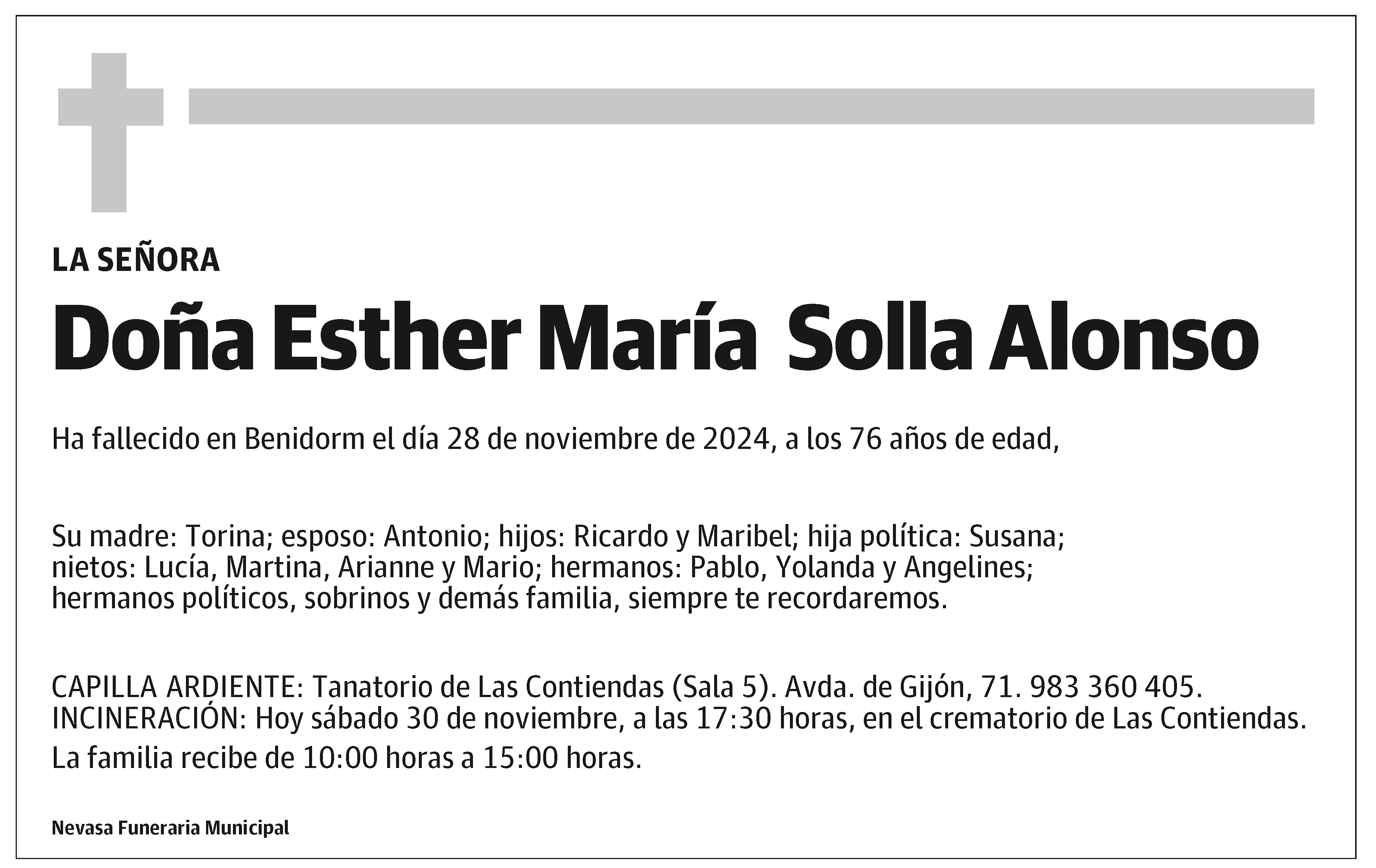 Esther María Solla Alonso