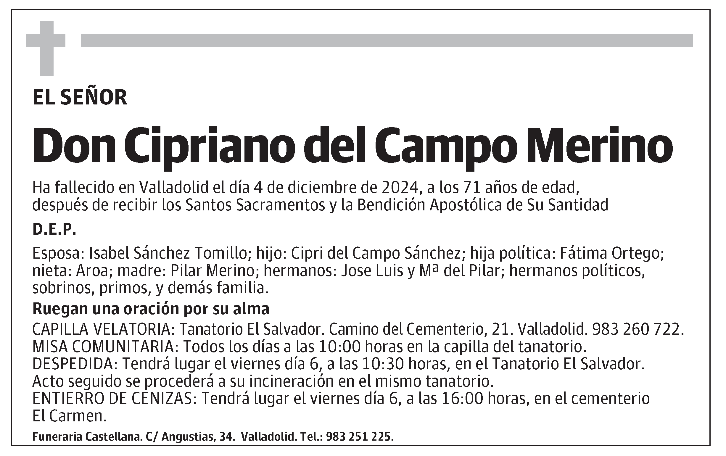 Cipriano del Campo Merino