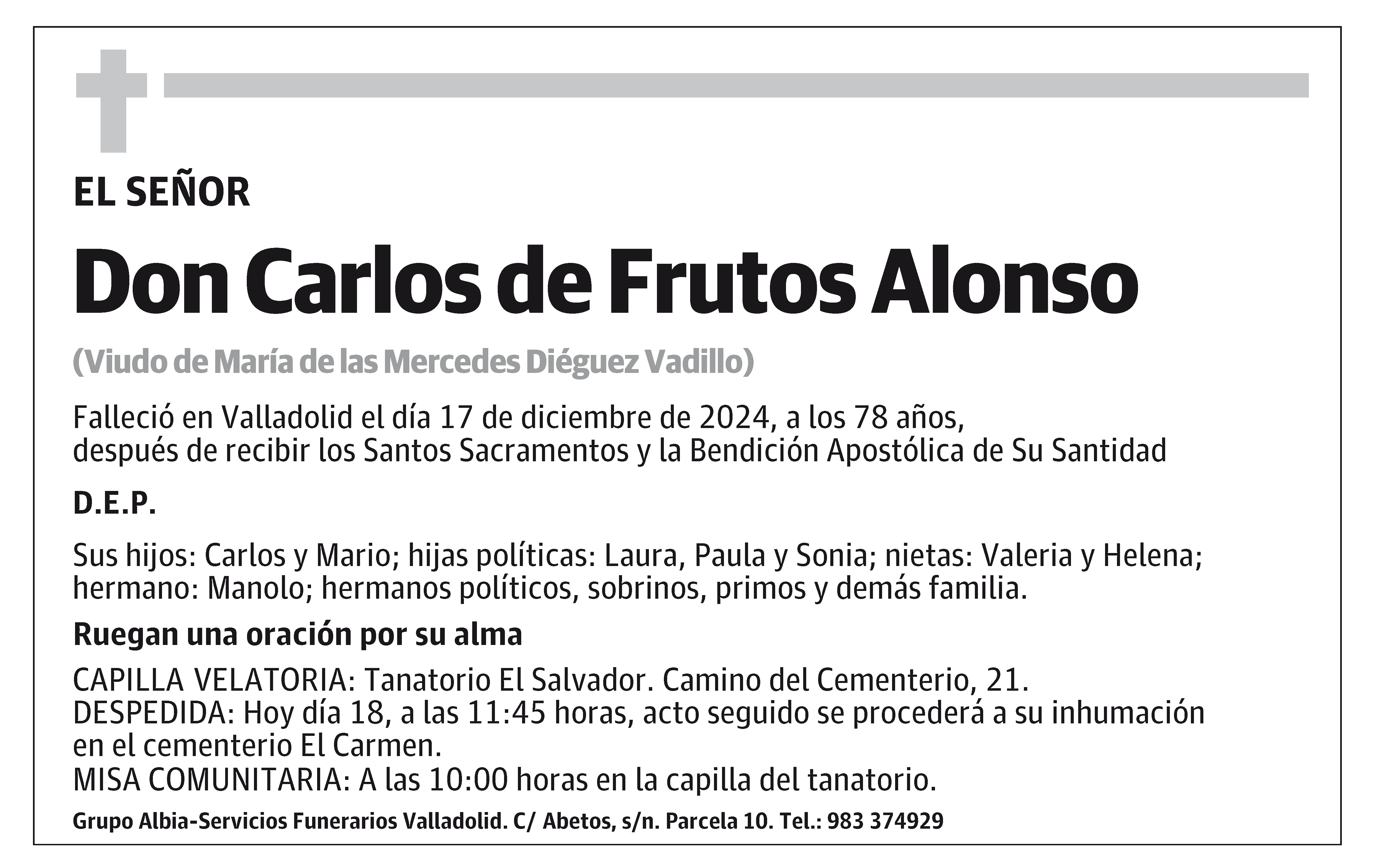 Carlos de Frutos Alonso