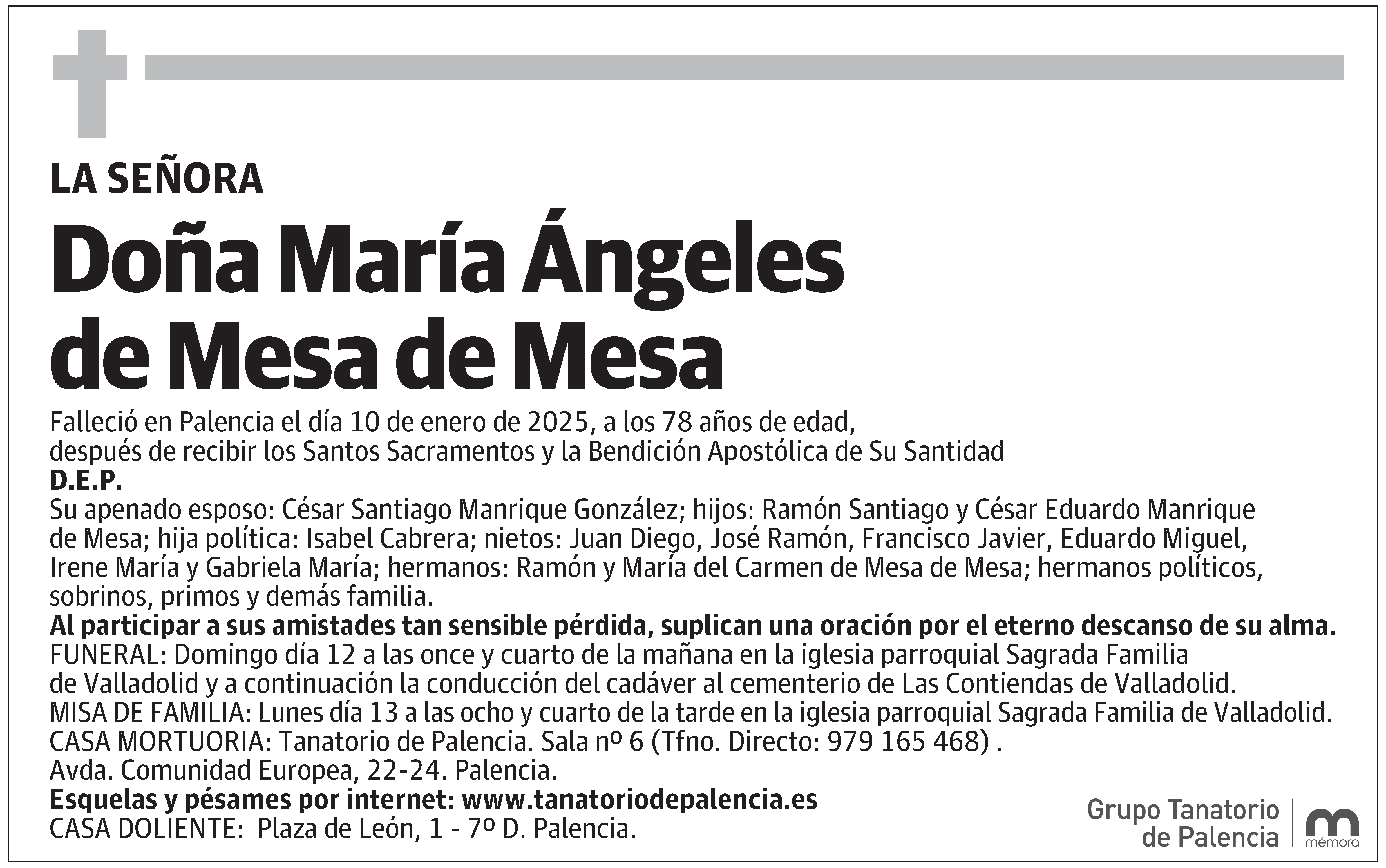 María Ángeles de Mesa de Mesa