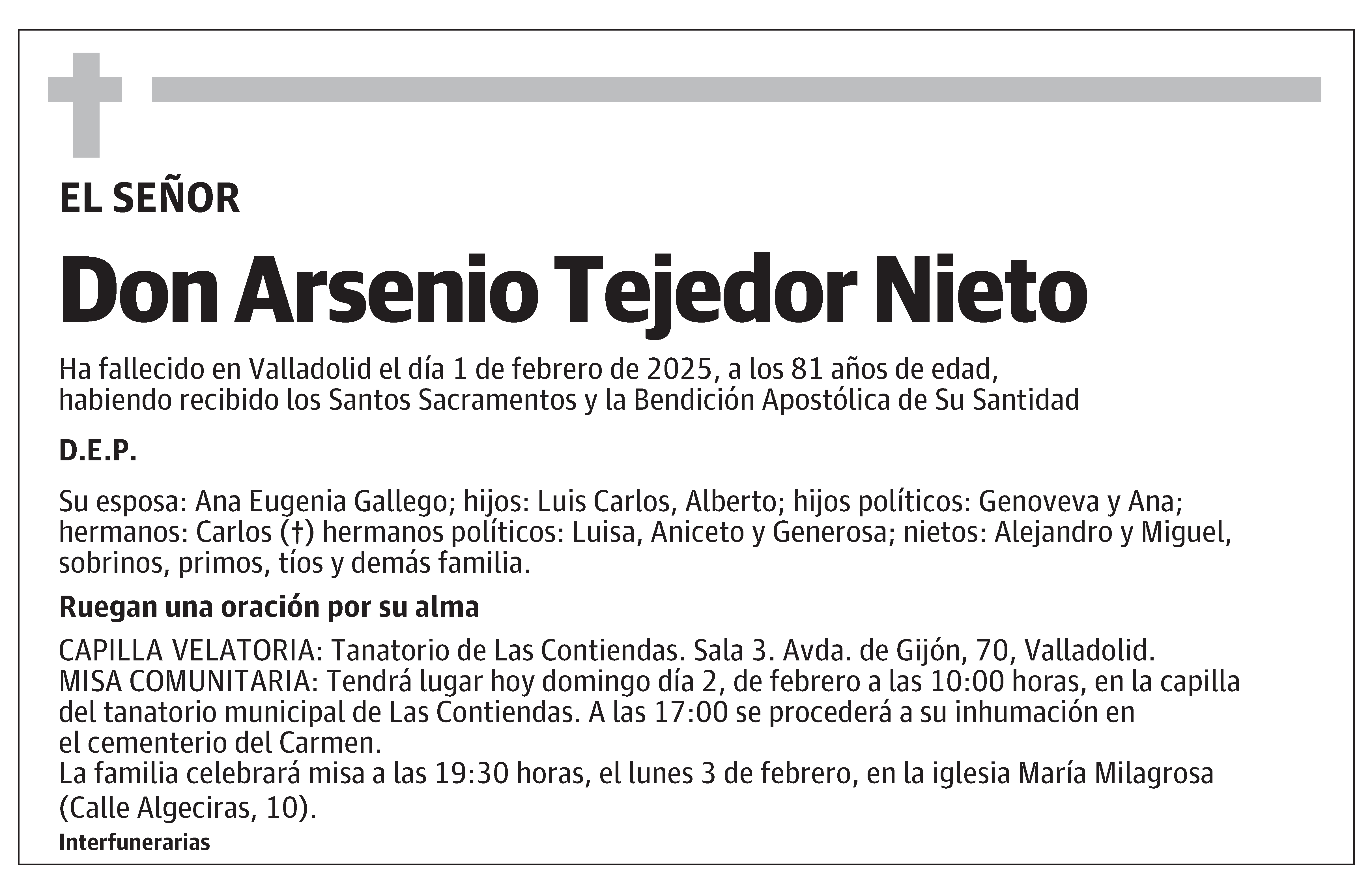 Arsenio Tejedor Nieto