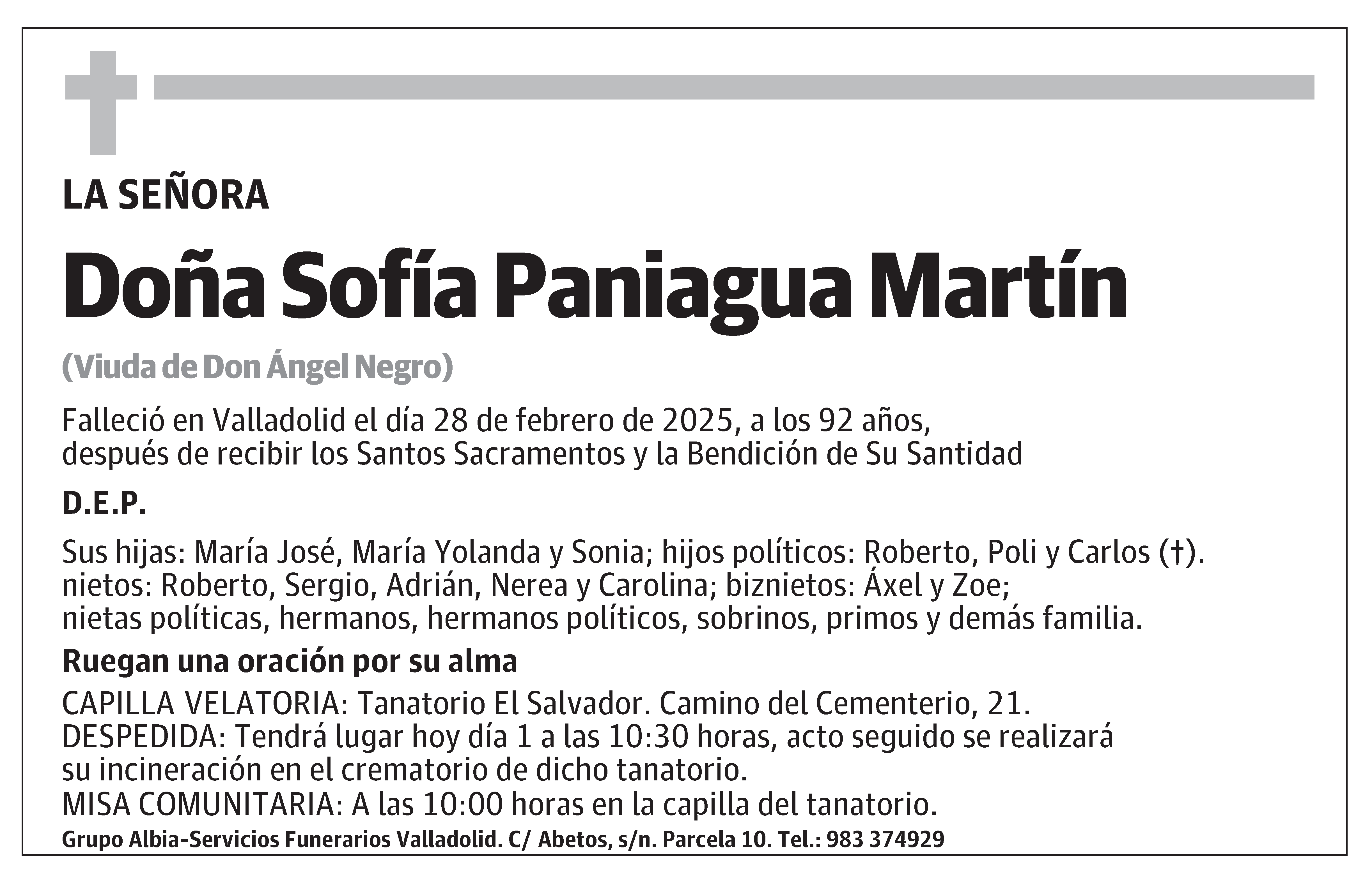 Sofía Paniagua Martín