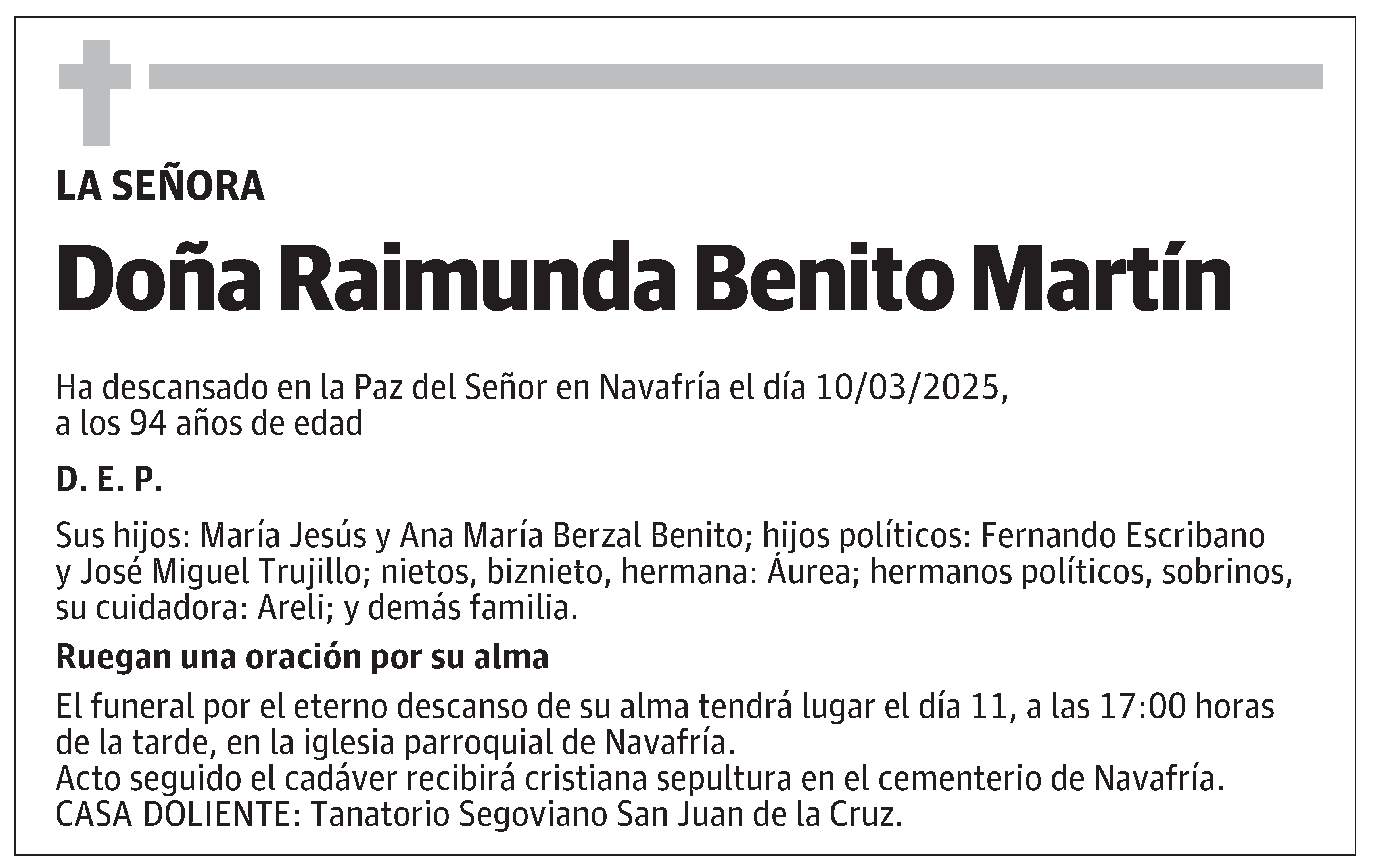 Raimunda Benito Martín