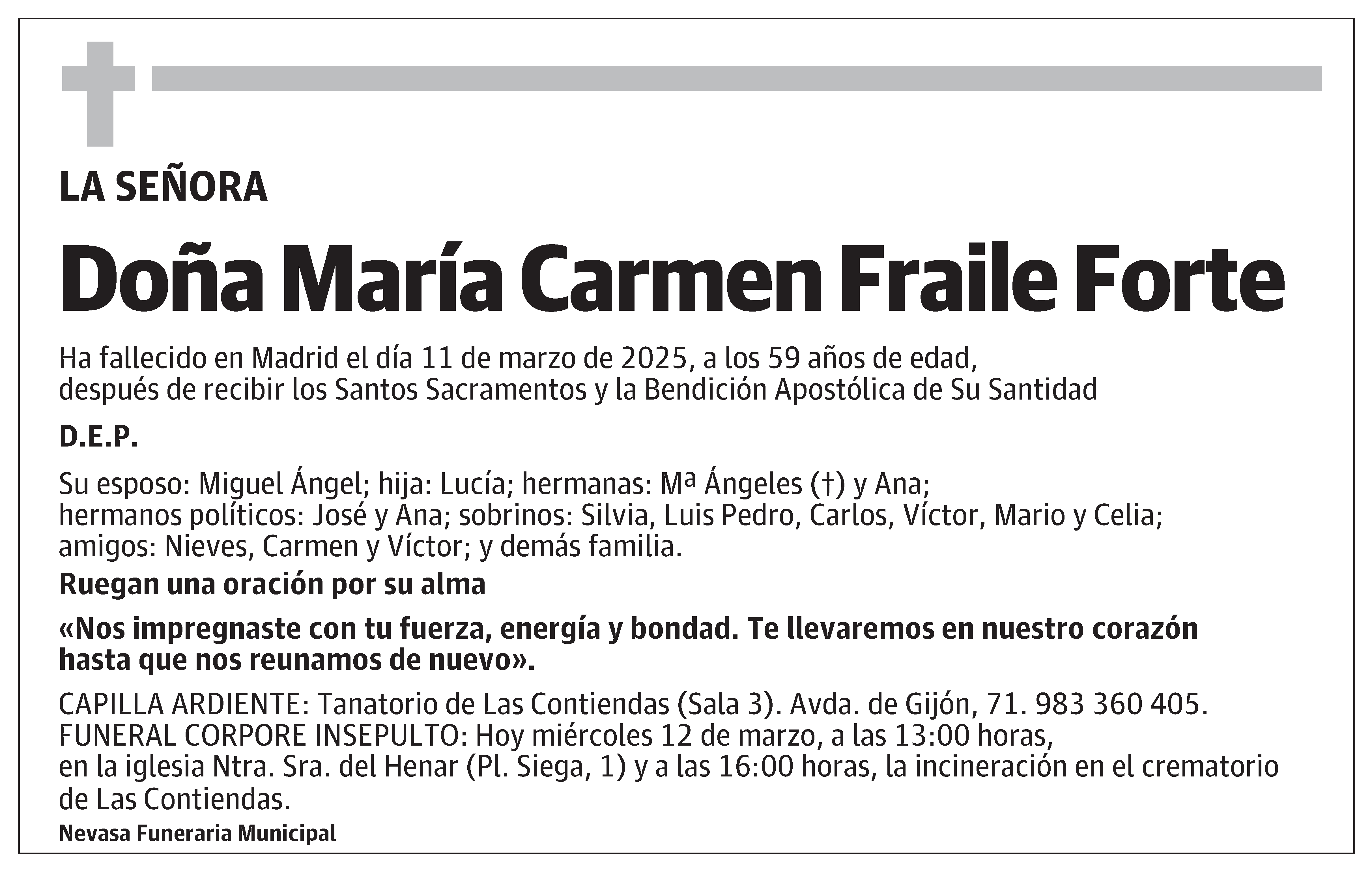 María Carmen Fraile Forte