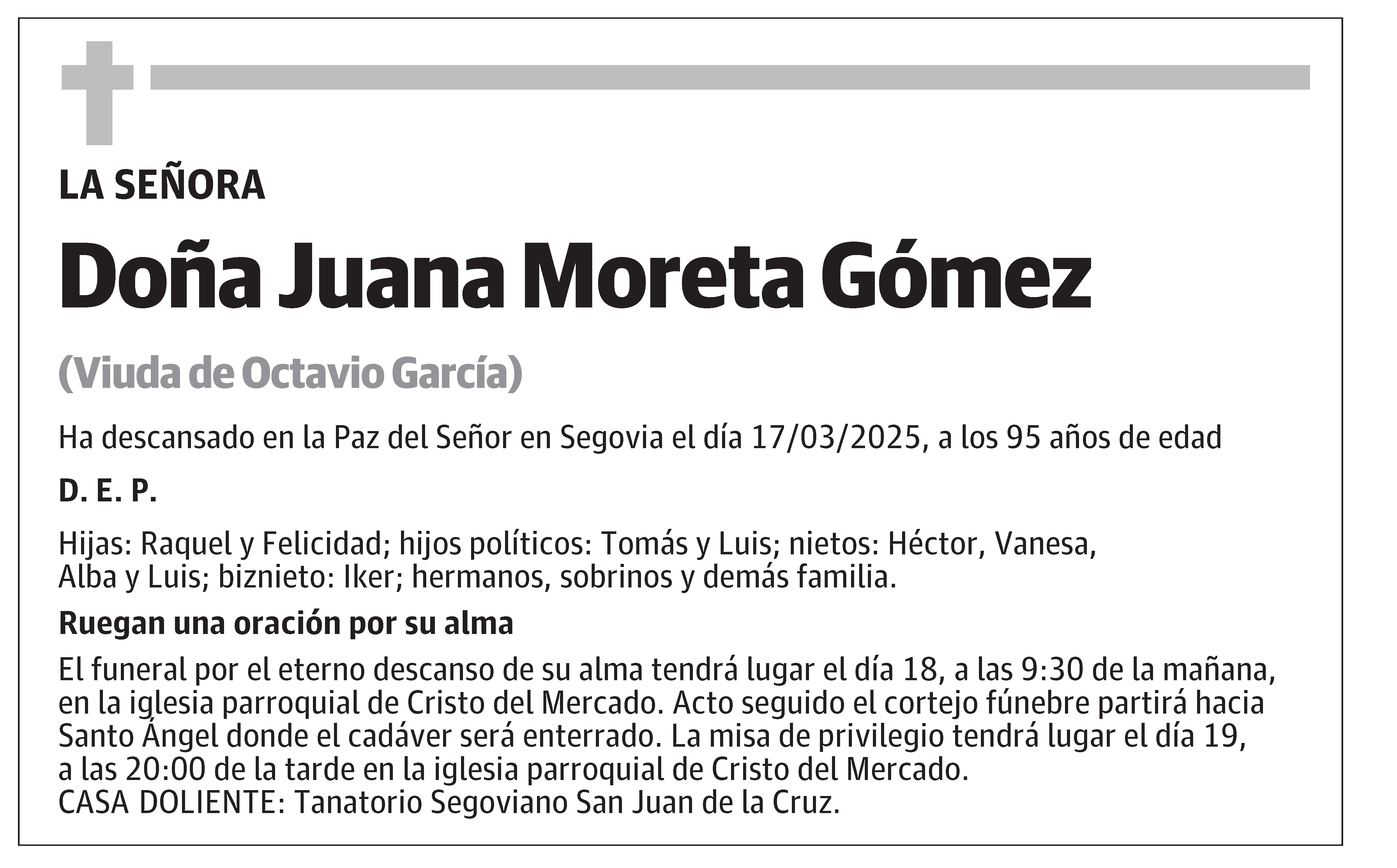 Juana Moreta Gómez