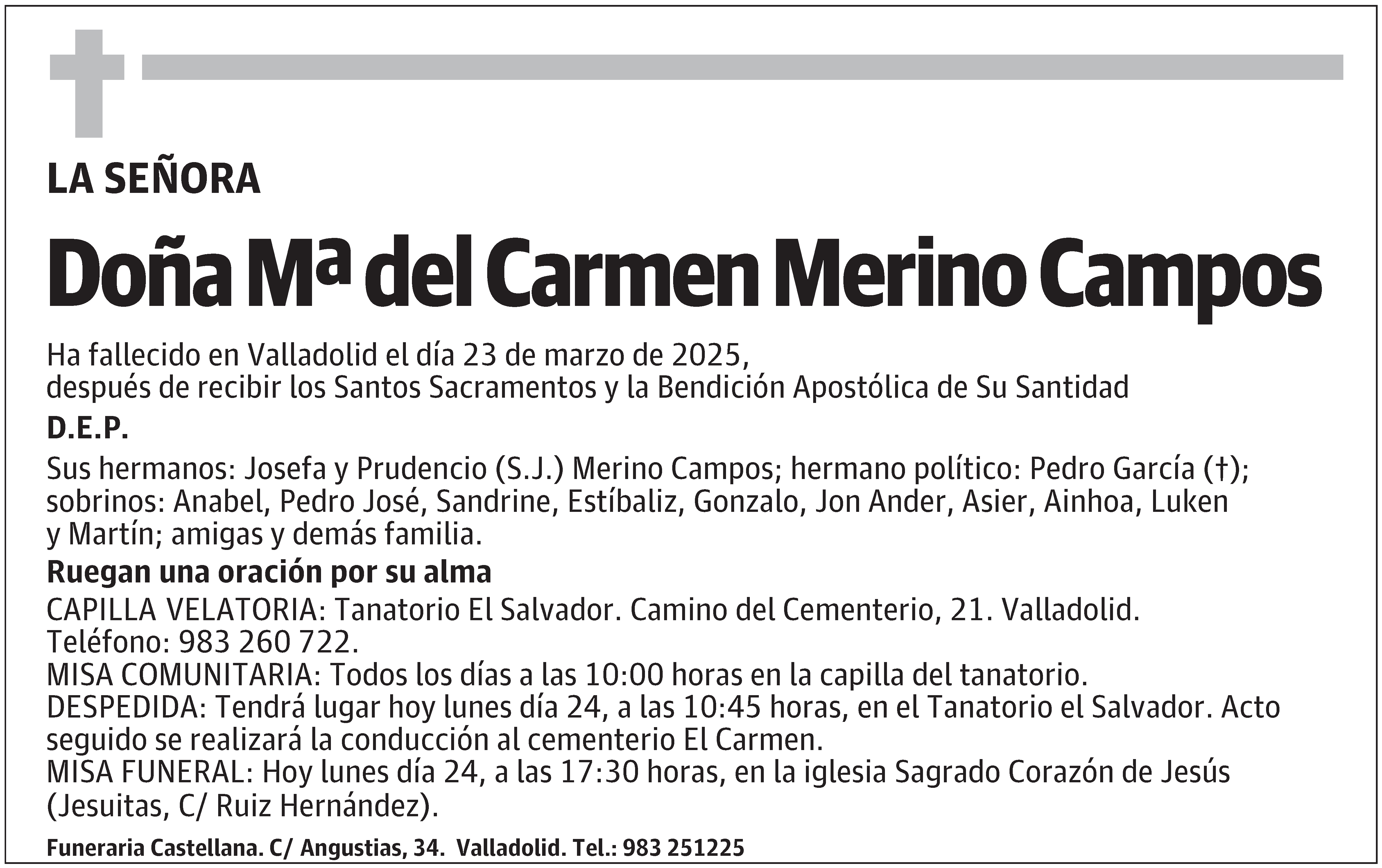 Mª del Carmen Merino Campos