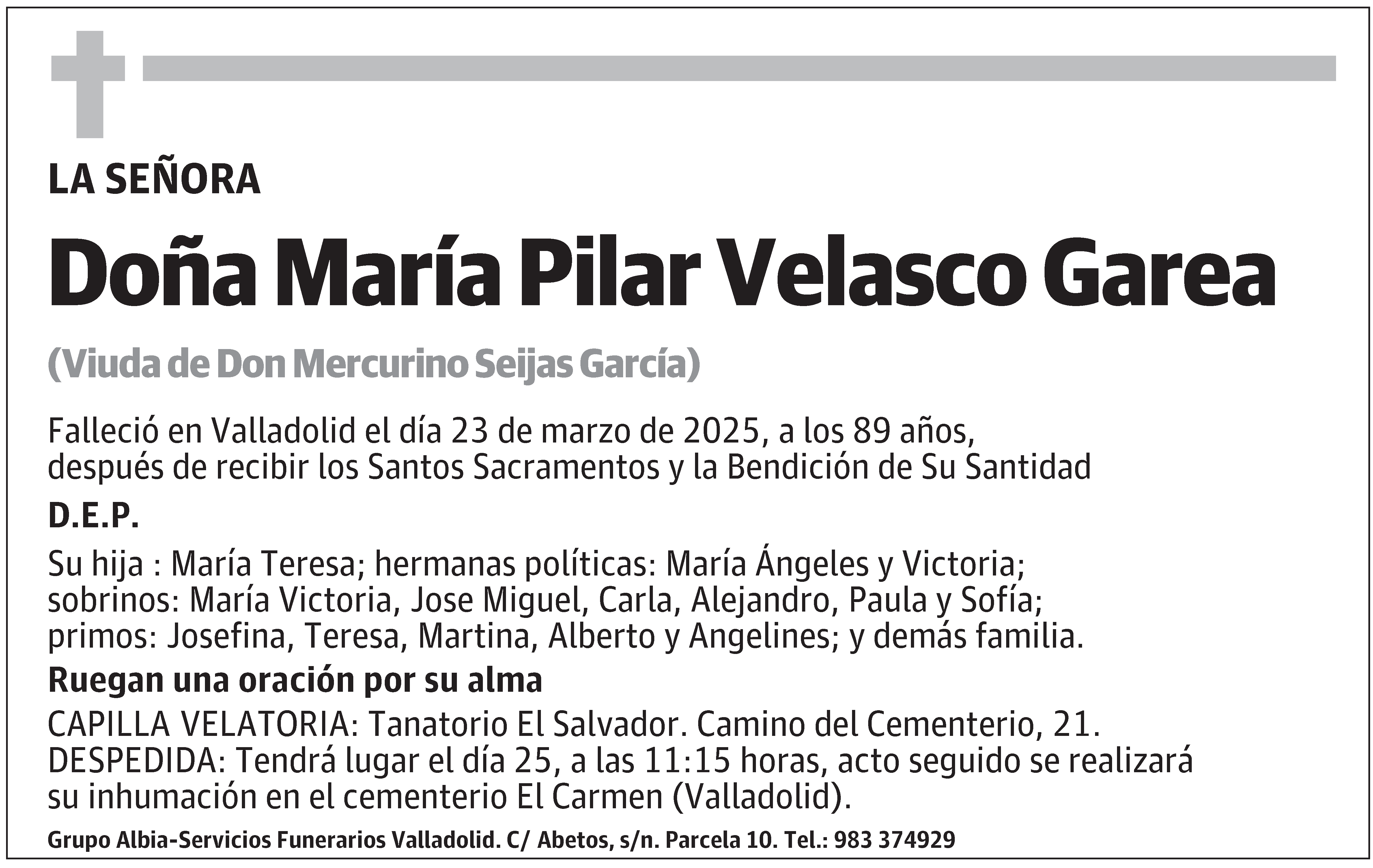 María Pilar Velasco Garea