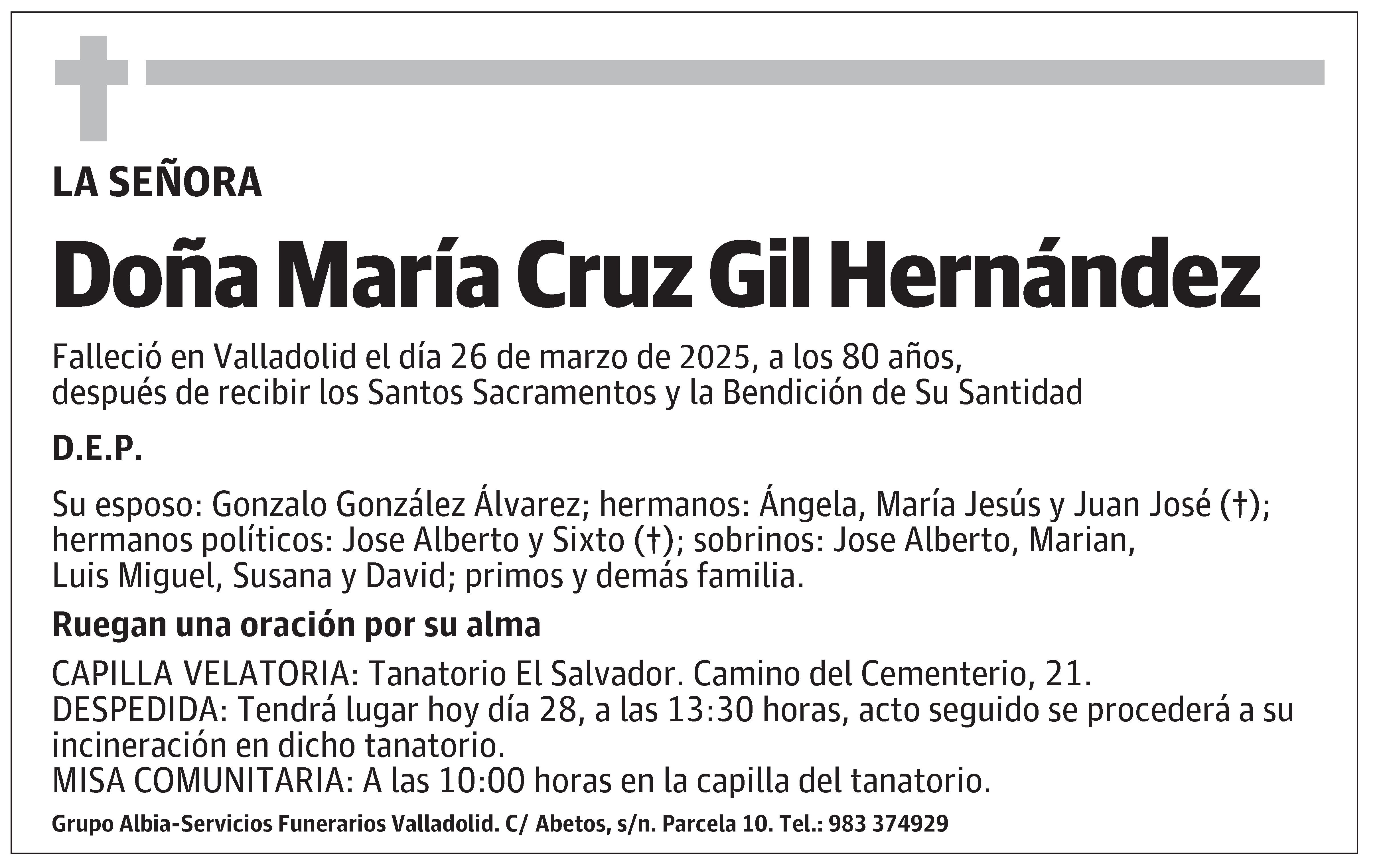 María Cruz Gil Hernández