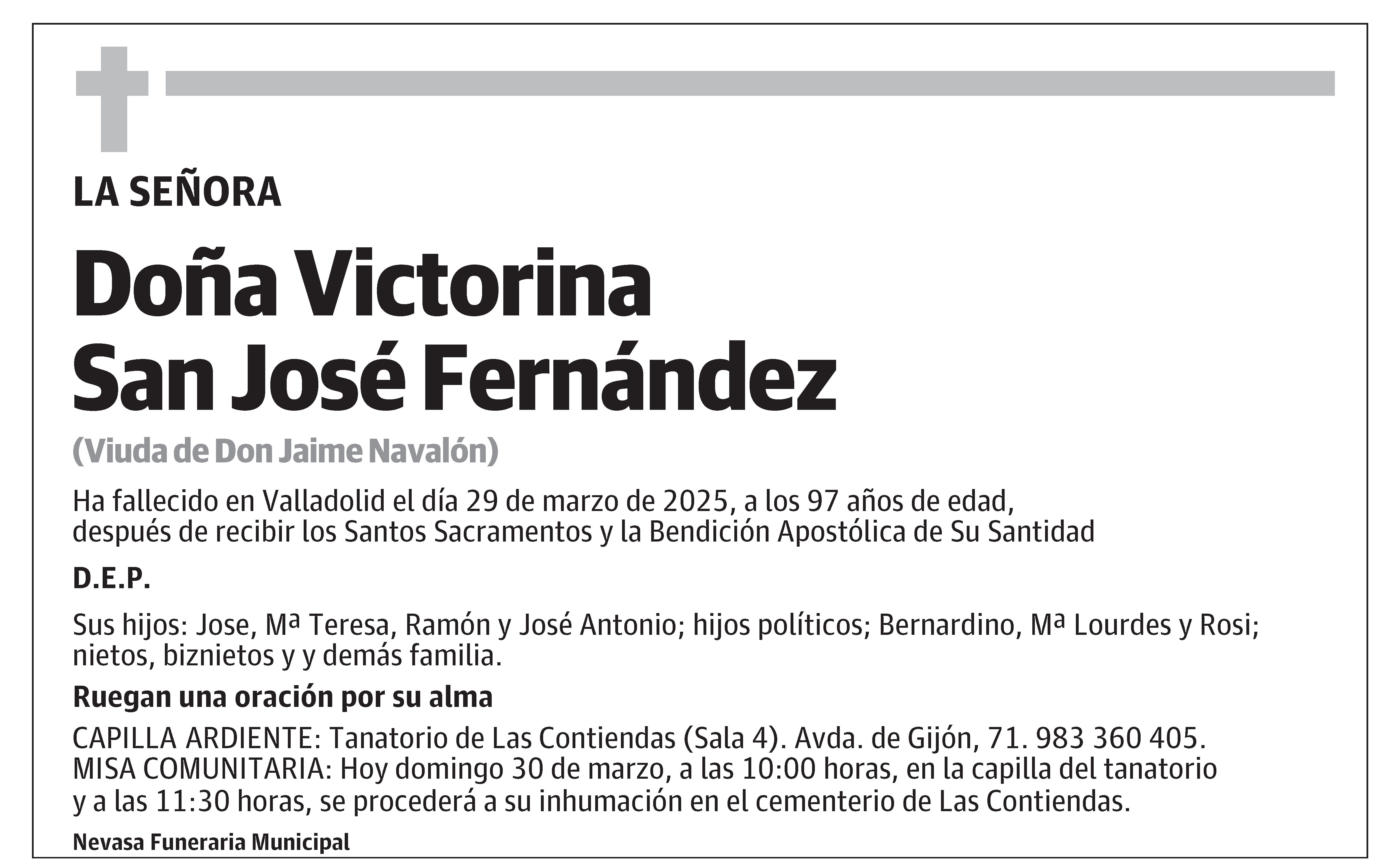 Victorina San José Fernández