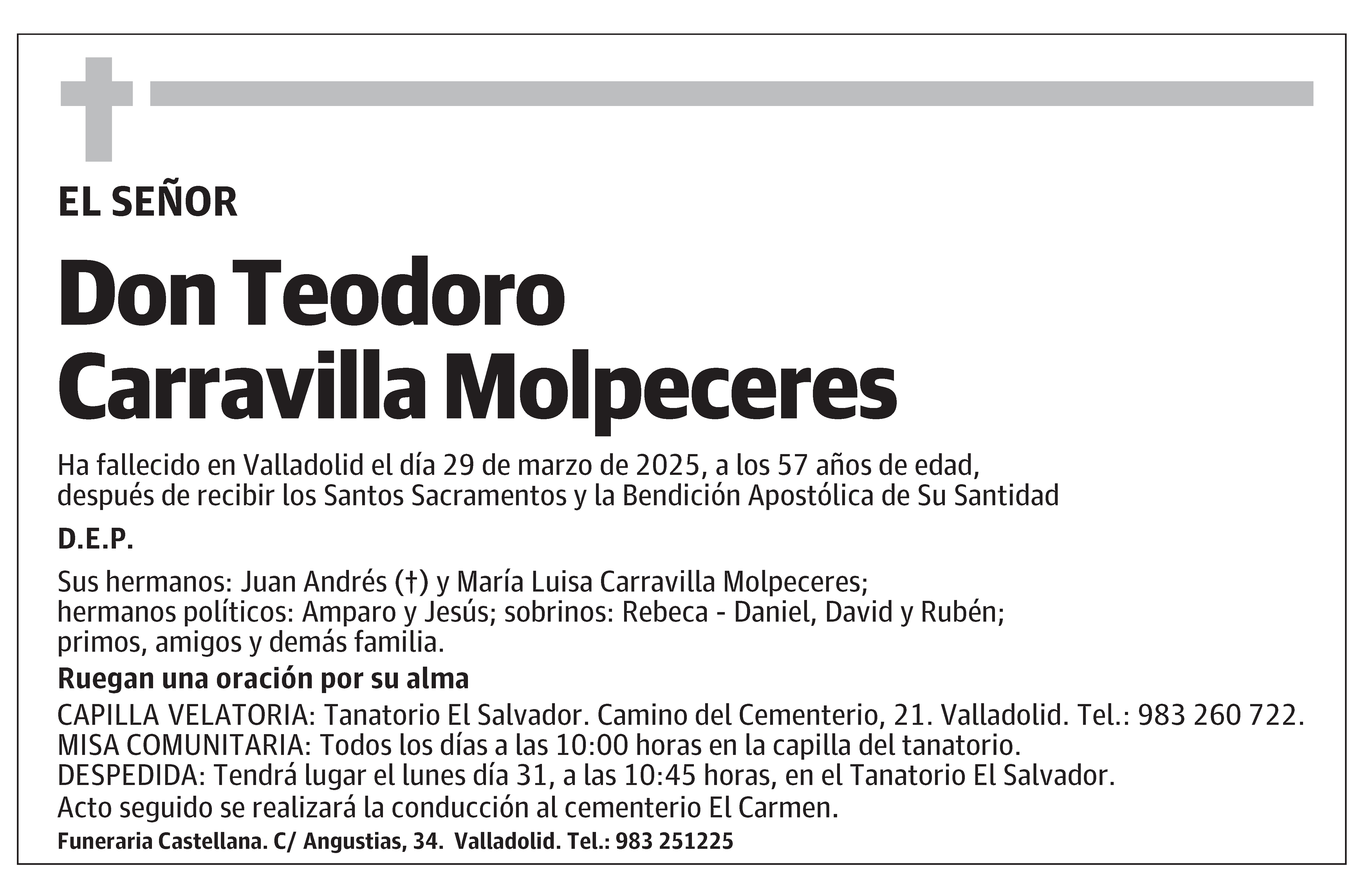 Teodoro Carravilla Molpeceres