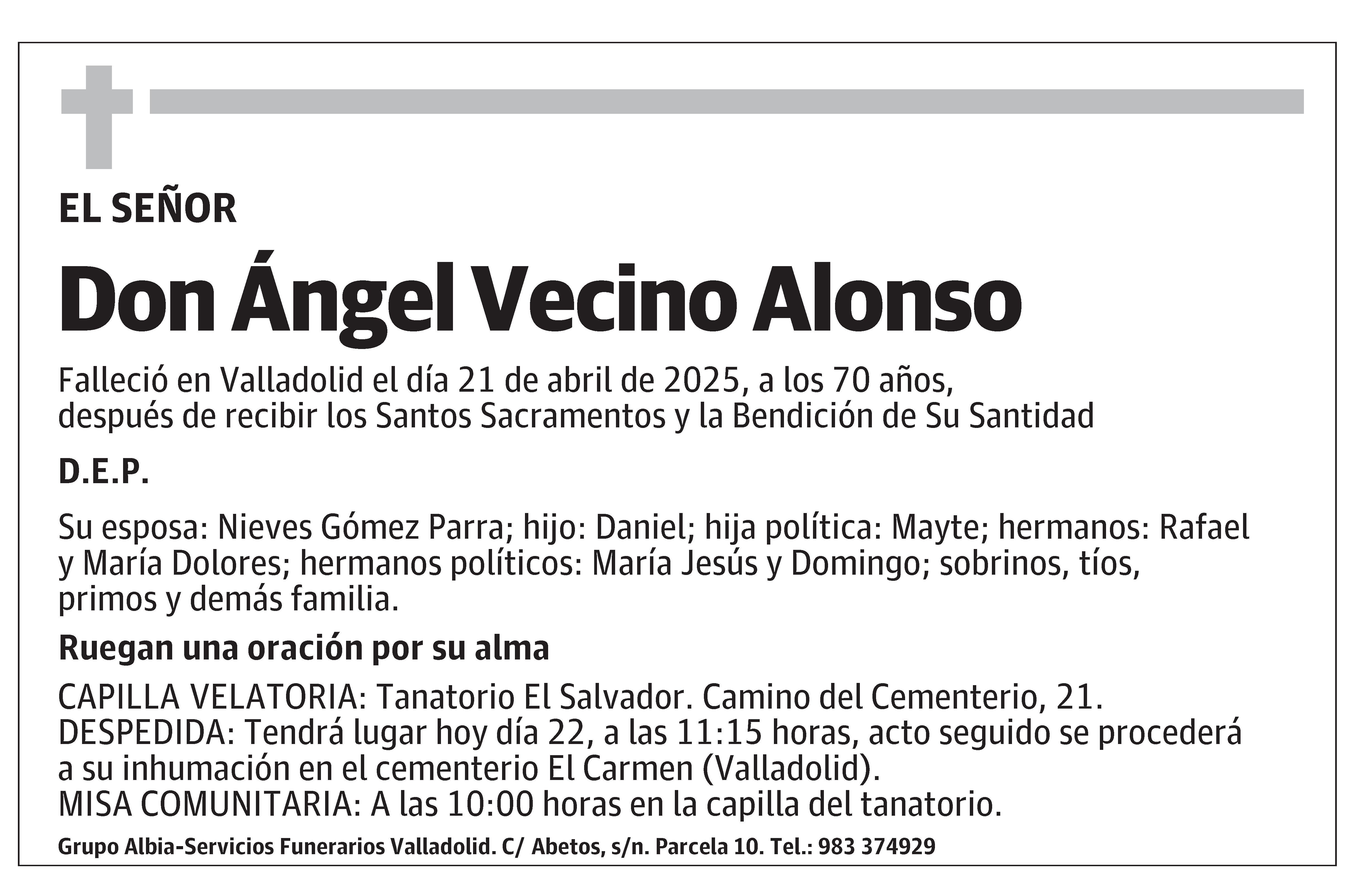 Ángel Vecino Alonso