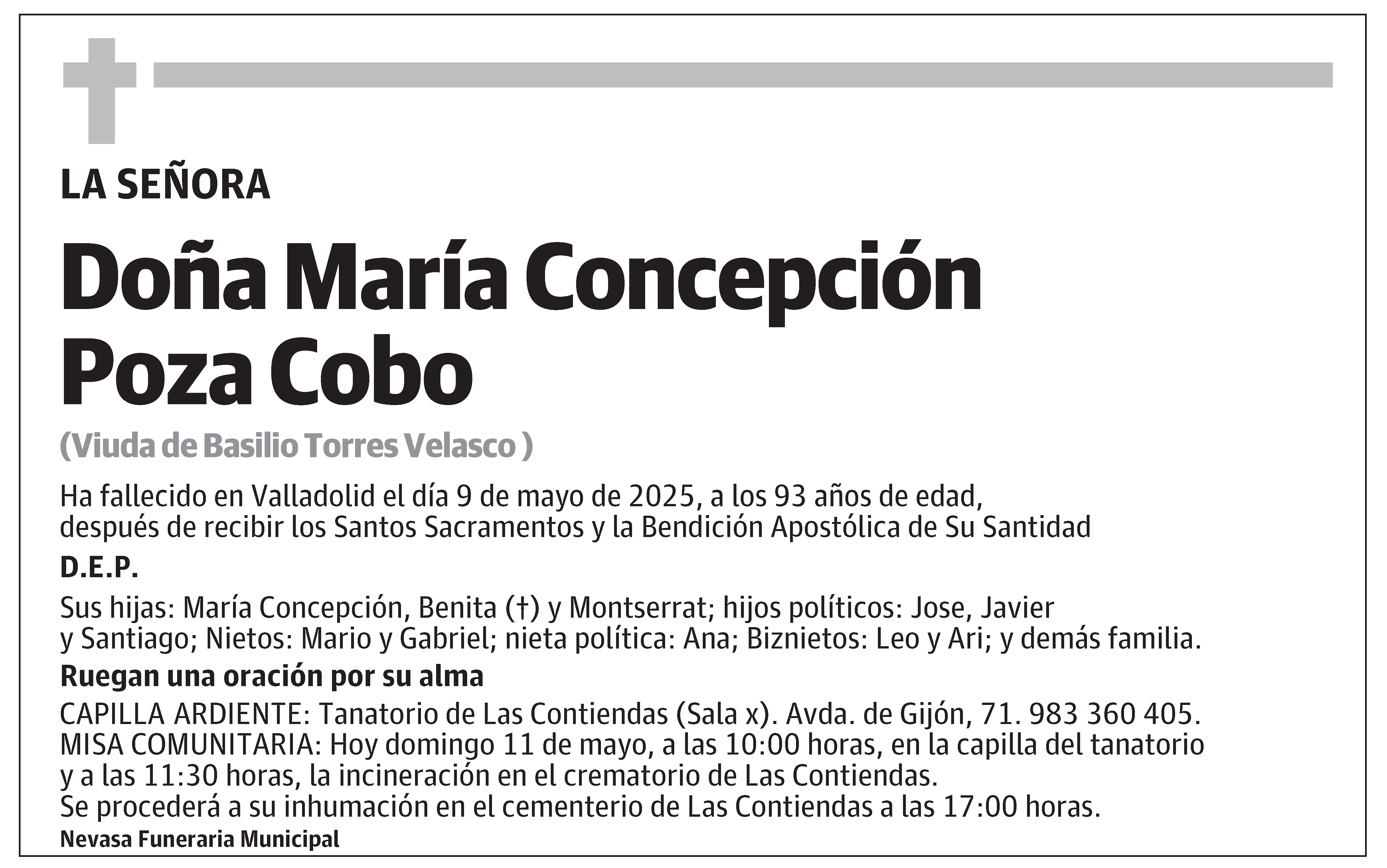 María Concepción Poza Cobo