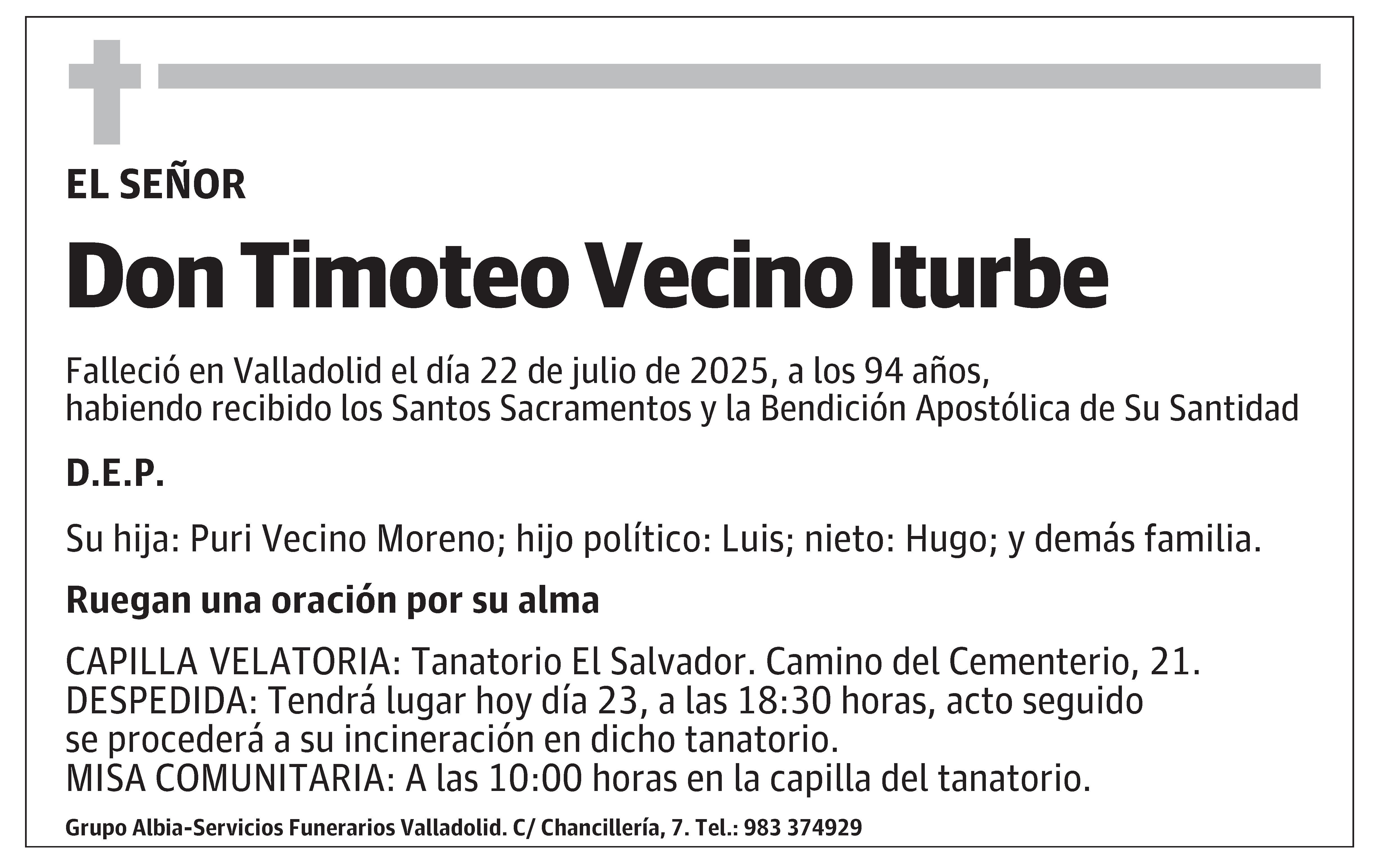 Timoteo Vecino Iturbe