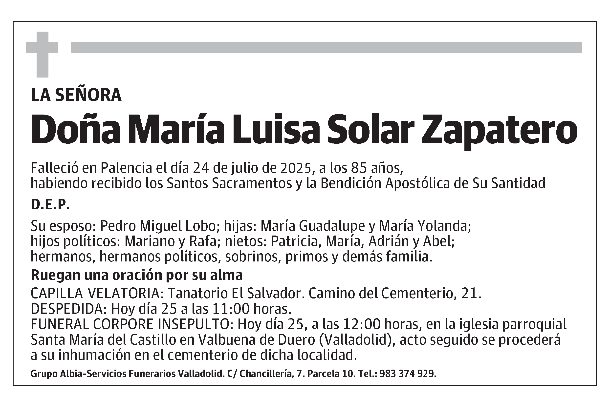 María Luisa Solar Zapatero
