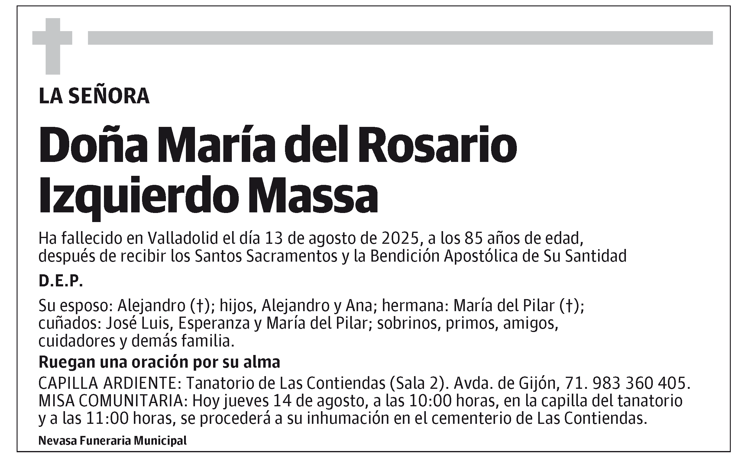 María del Rosario Izquierdo Massa