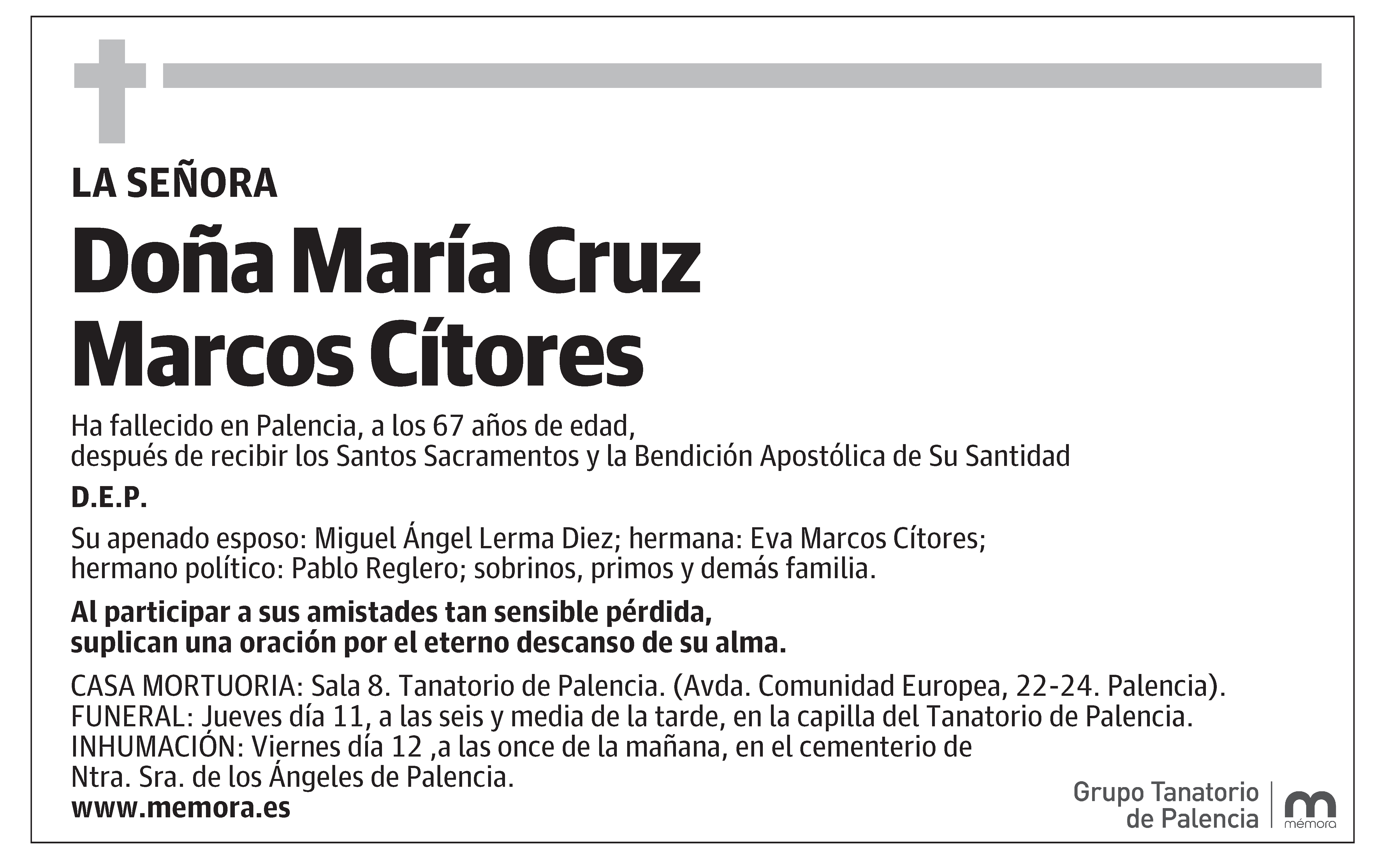 María Cruz Marcos Cítores