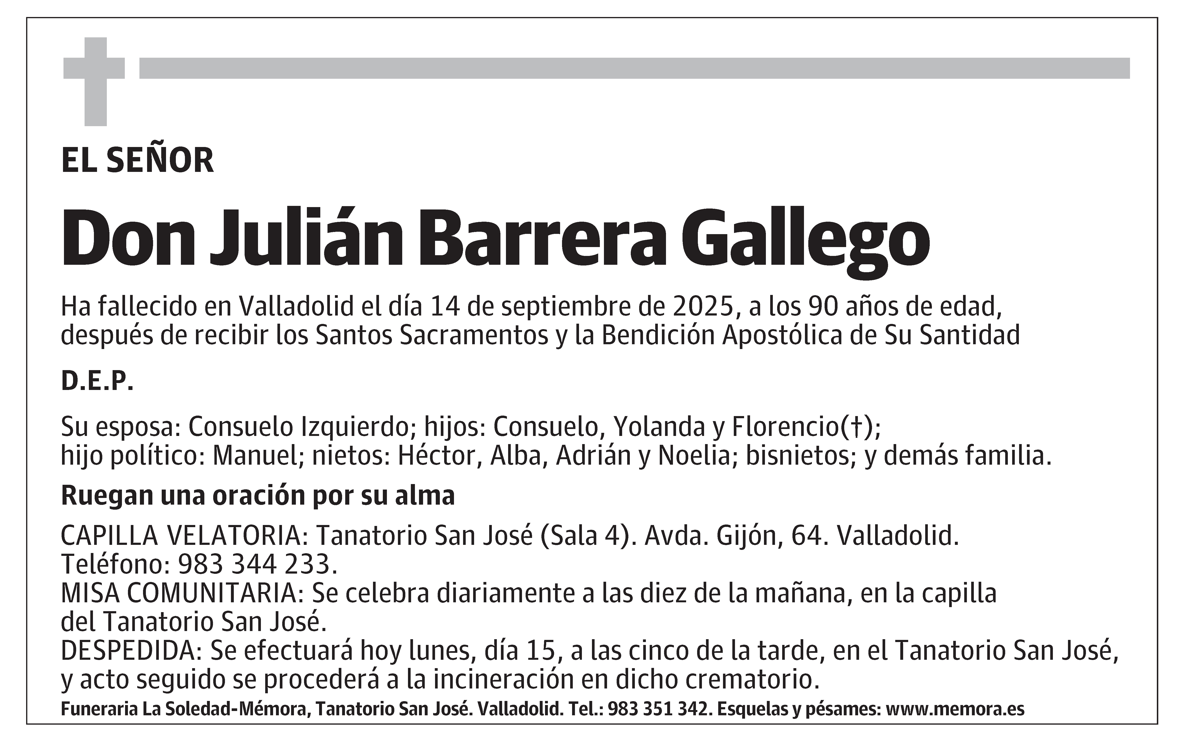 Julián Barrera Gallego