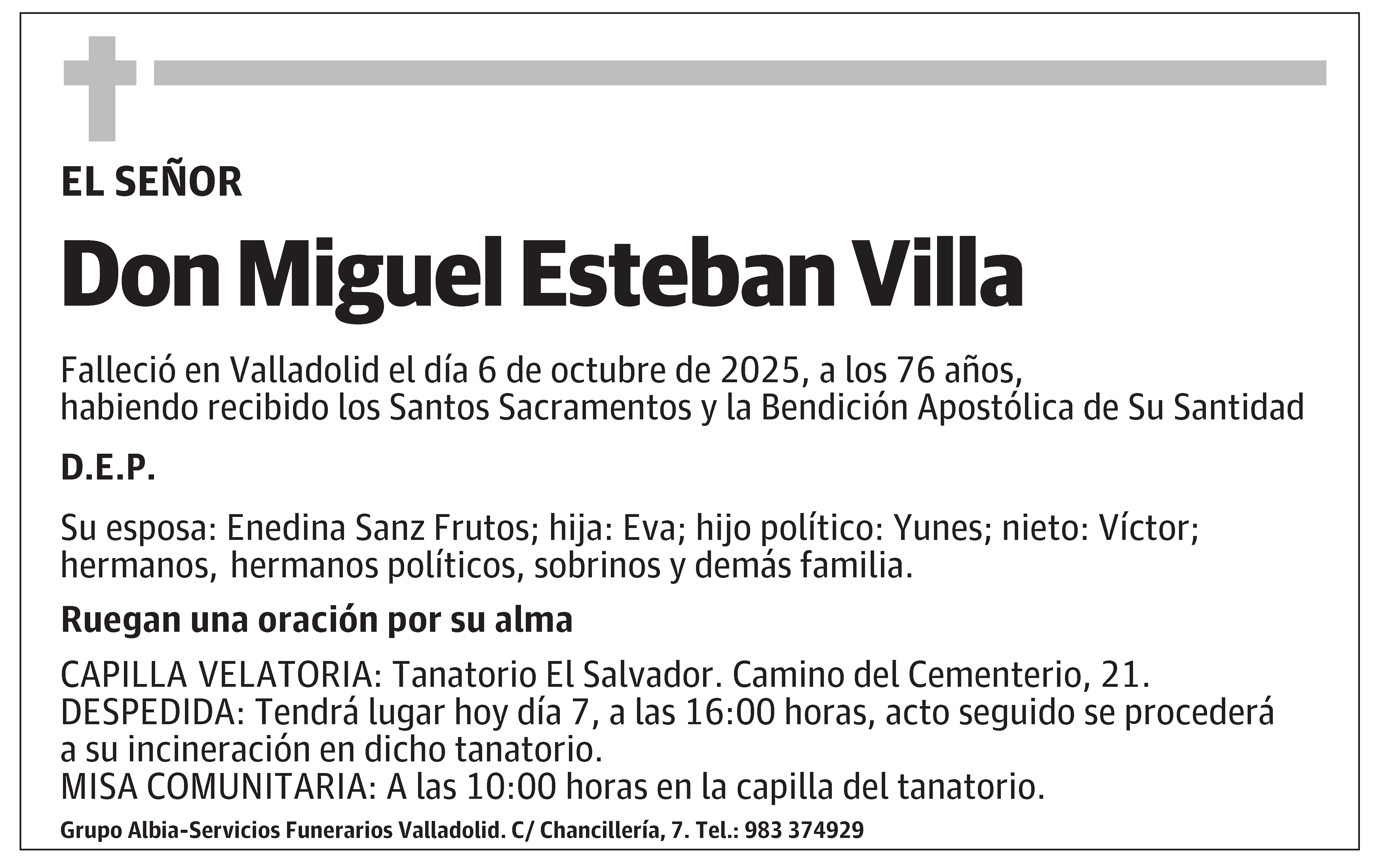 Miguel Esteban Villa