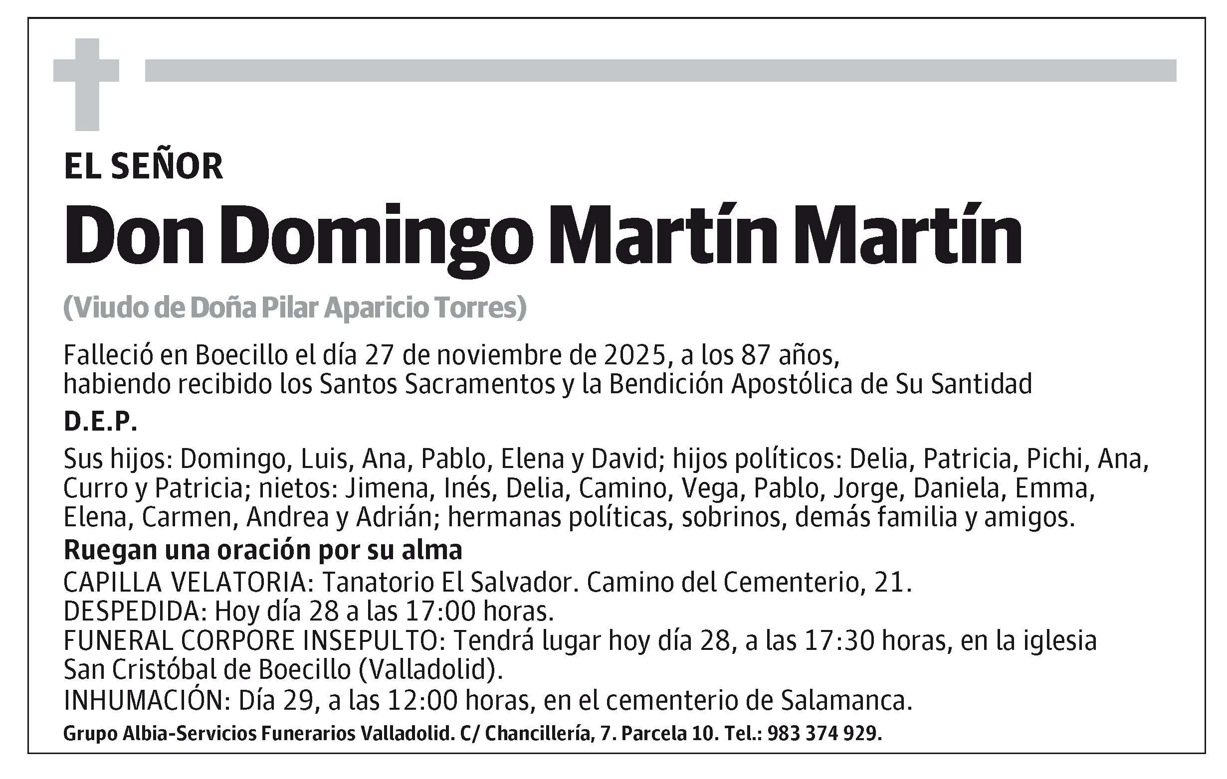 Domingo Martín Martín