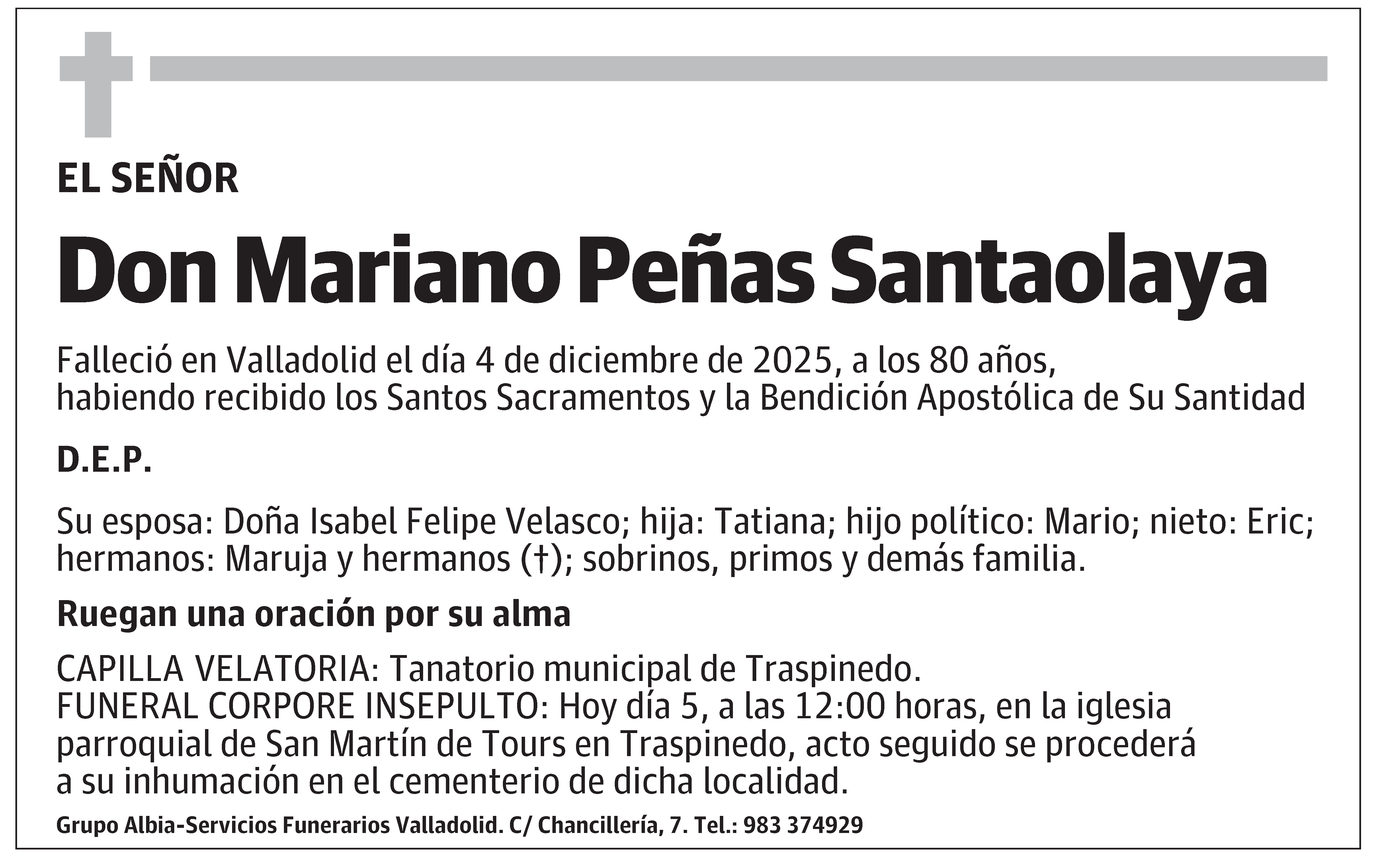 Mariano Peñas Santaolaya