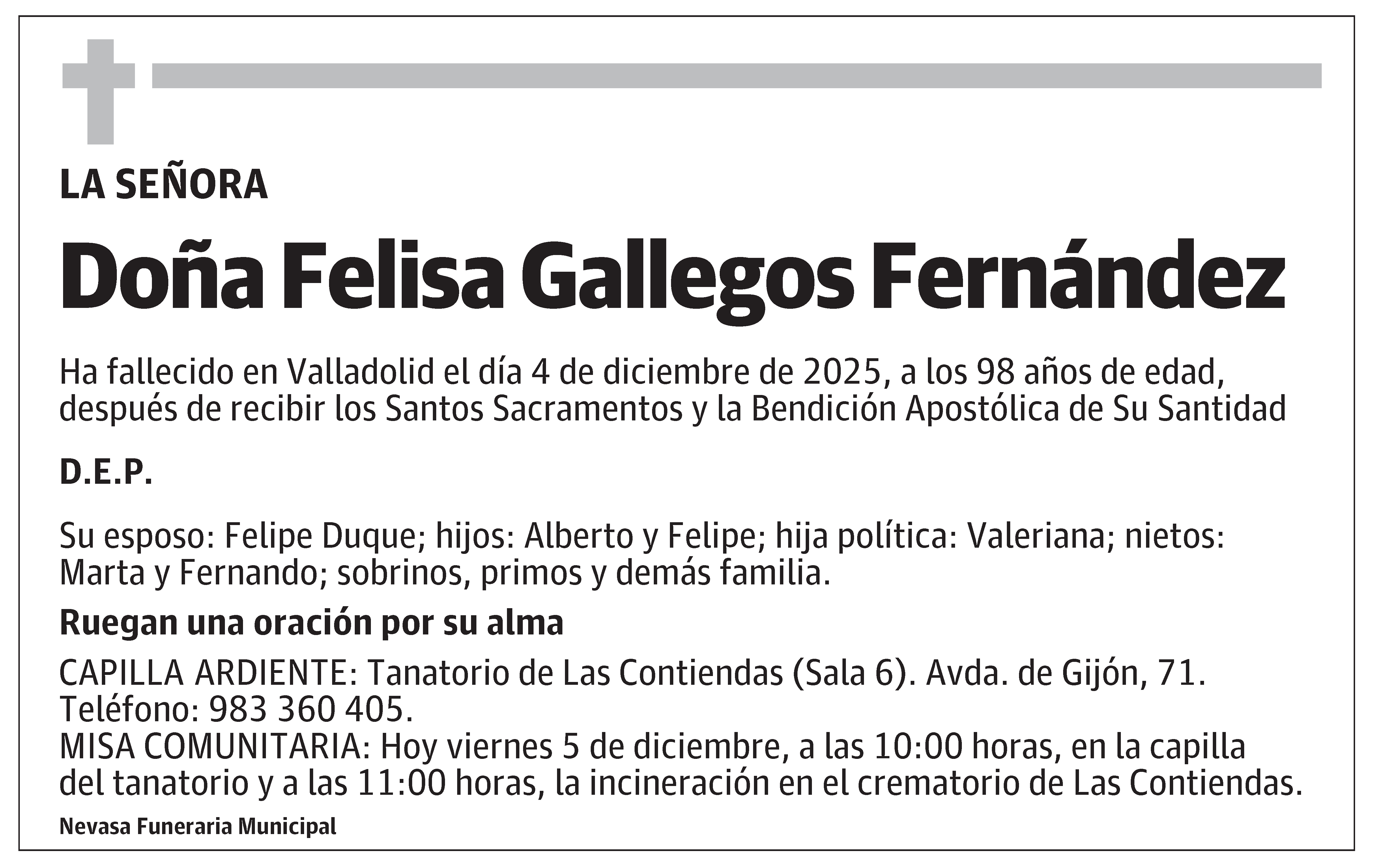 Felisa Gallegos Fernández