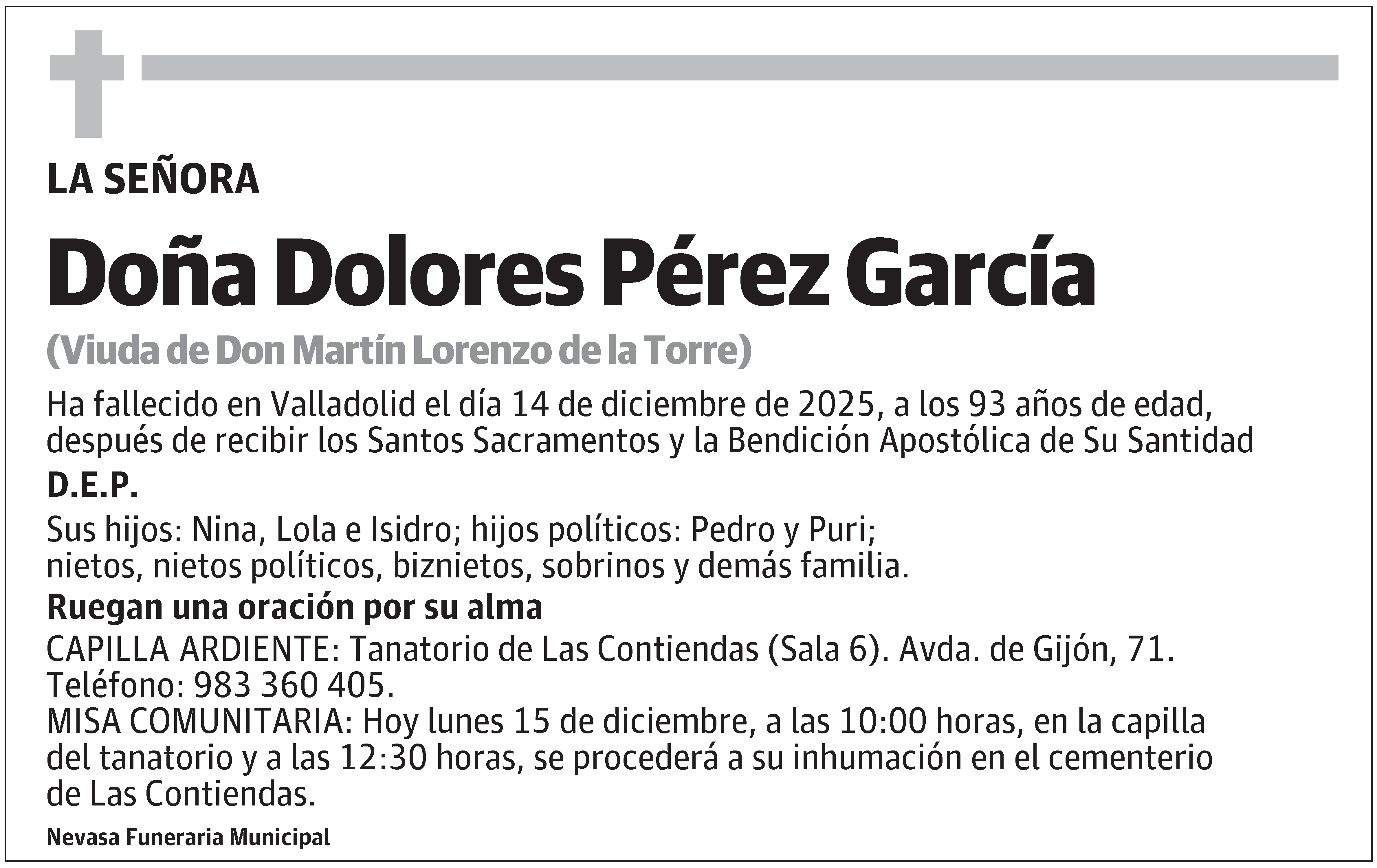 Dolores Pérez García