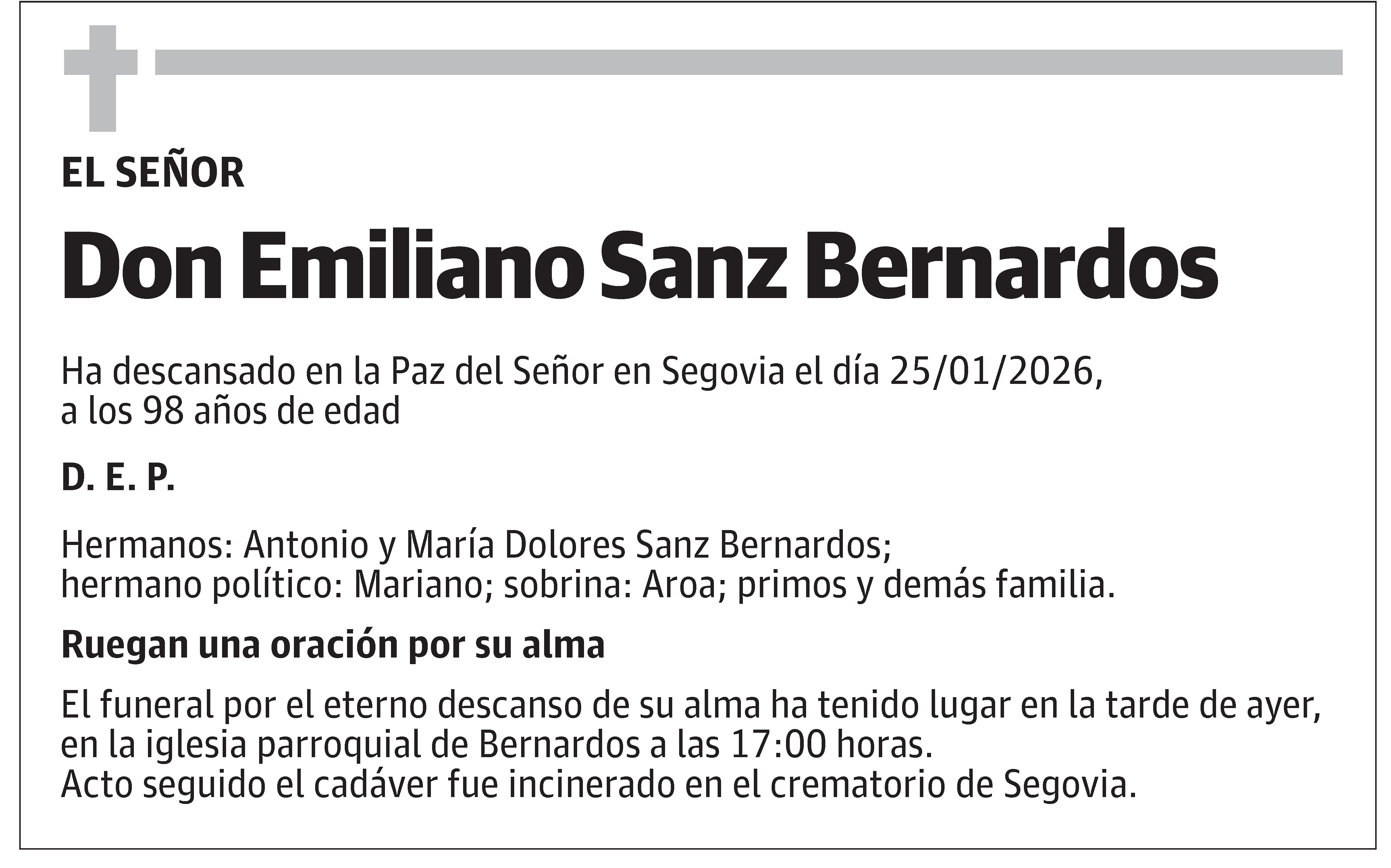 Emiliano Sanz Bernardos