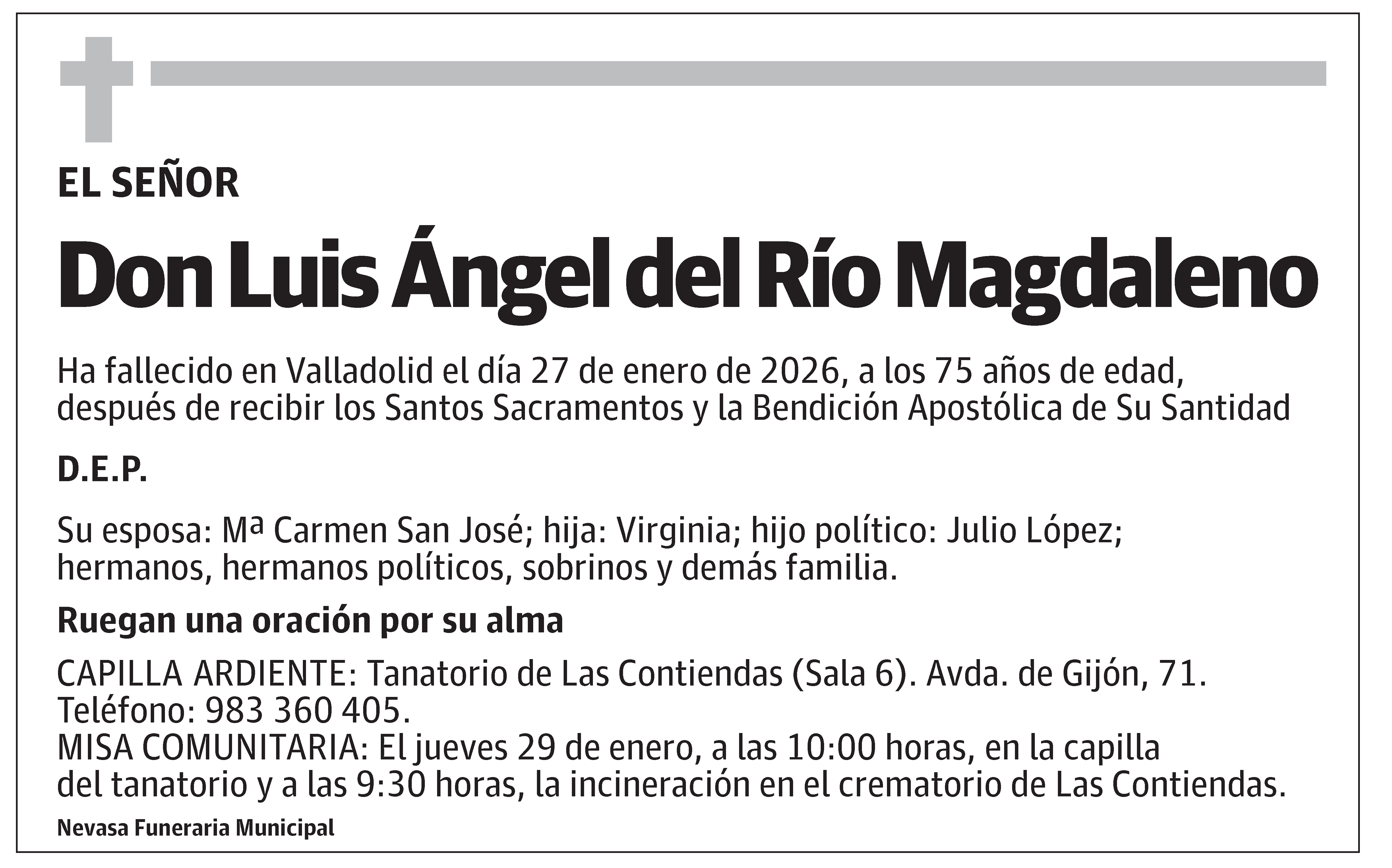 Luis Ángel del Río Magdaleno