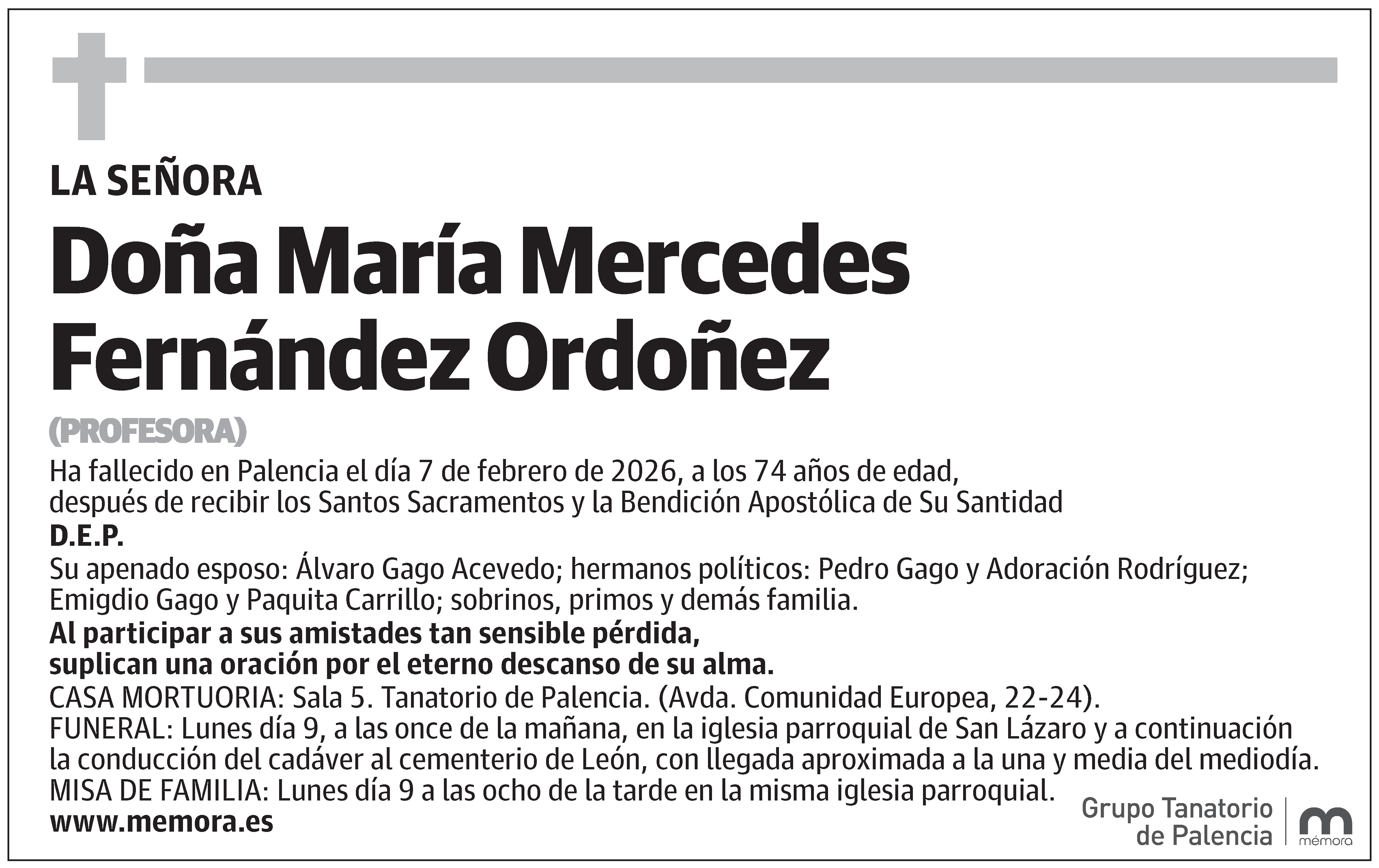 María Mercedes Fernández Ordoñez
