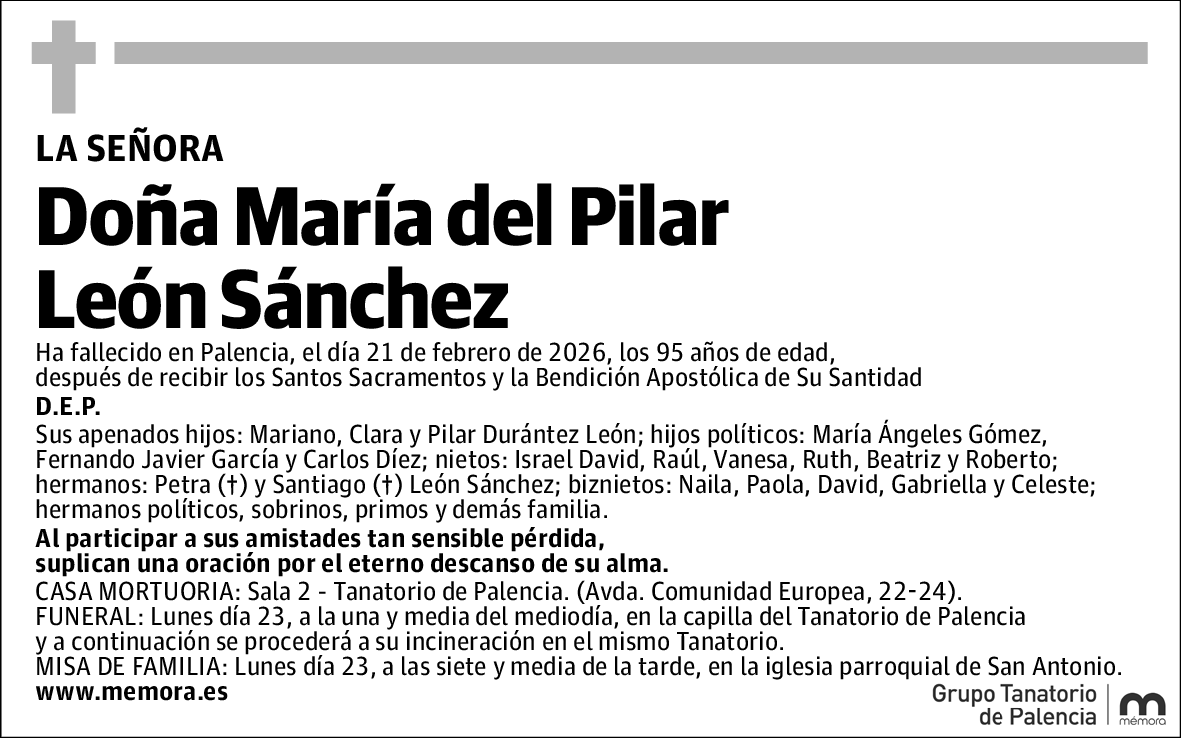 María del Pilar León Sánchez