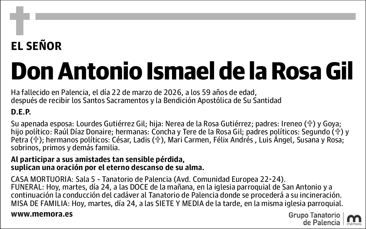 Antonio Ismael de la Rosa Gil