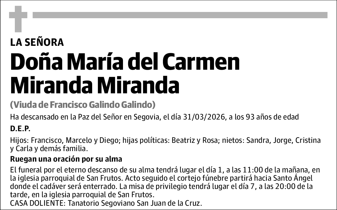 María del Carmen Miranda Miranda