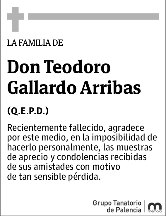 Teodoro Gallardo Arribas
