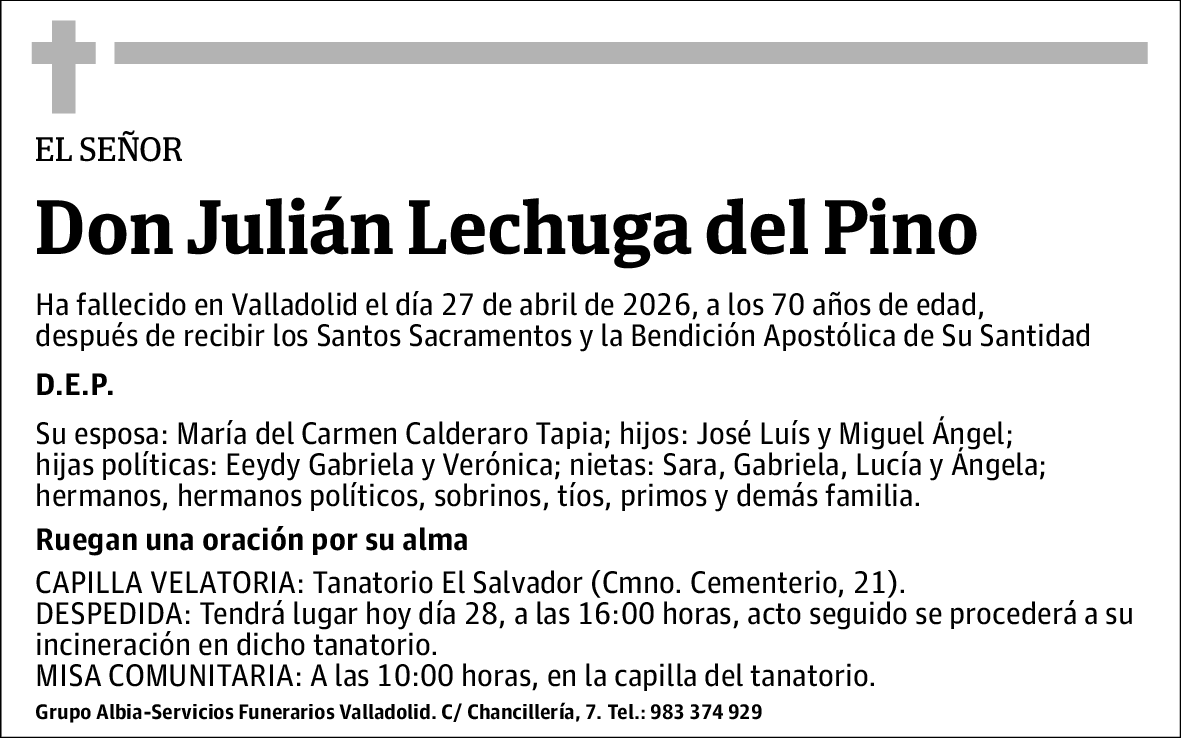 Julián Lechuga del Pino