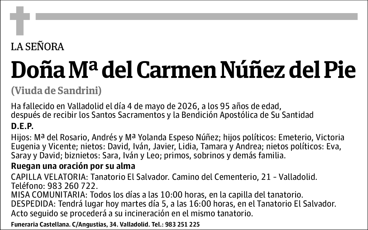 Mª del Carmen Núñez del Pie