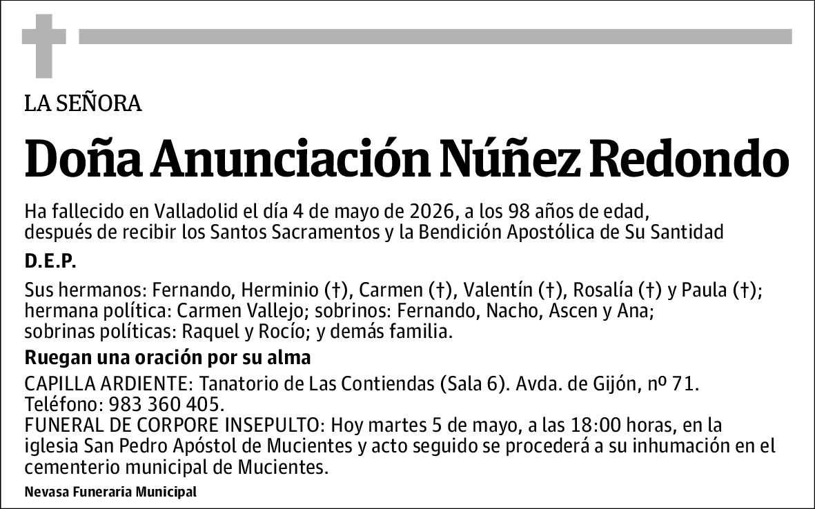 Anunciación Núñez Redondo