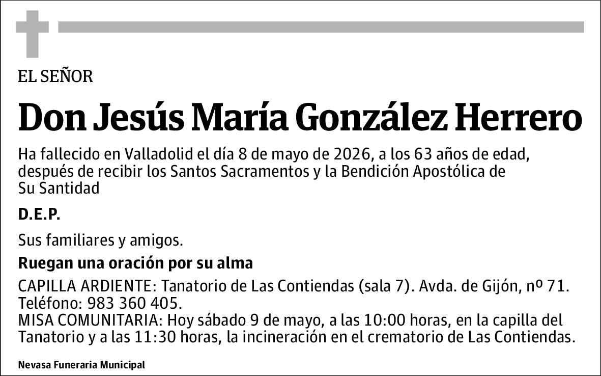 Jesús María González Herrero