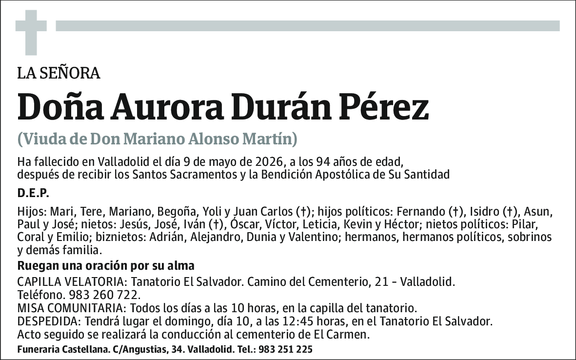 Aurora Durán Pérez