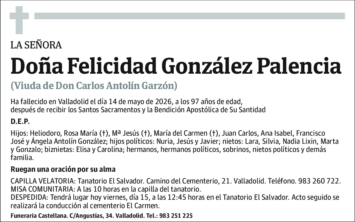 Felicidad González Palencia
