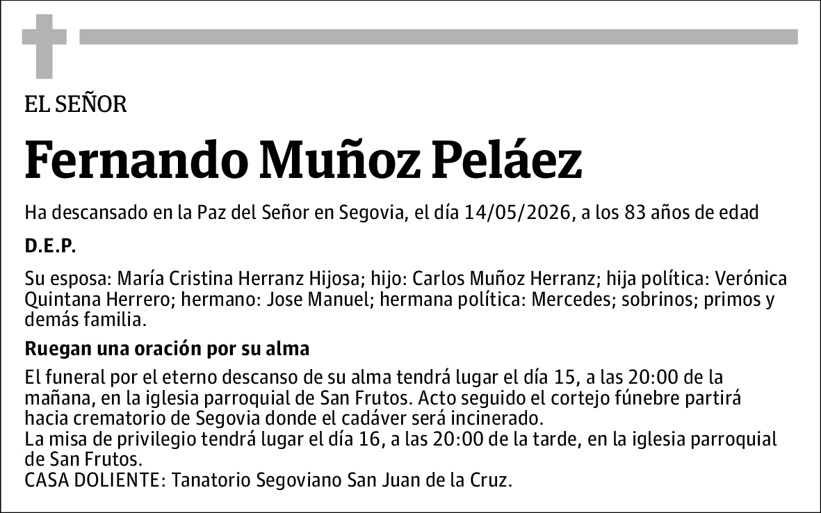 Fernando Muñoz Peláez