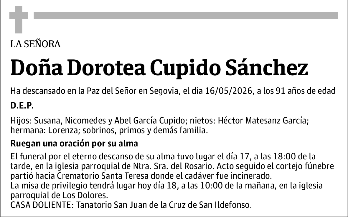 Dorotea Cupido Sánchez