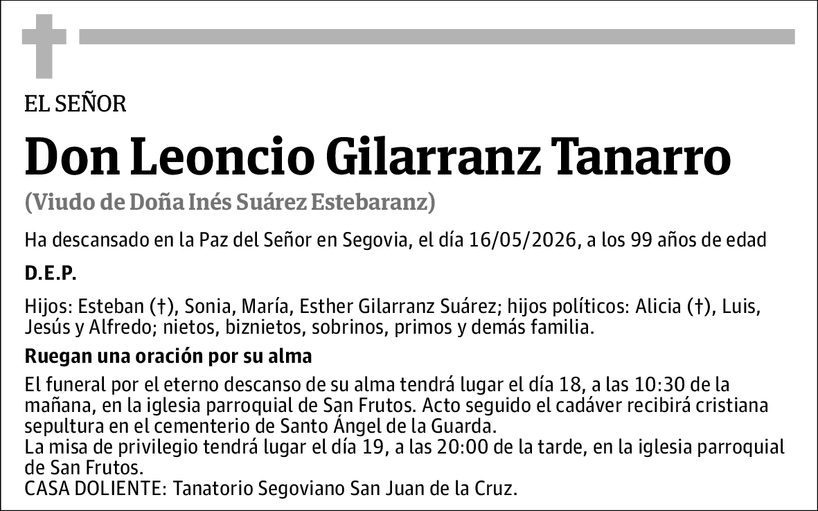 Leoncio Gilarranz Tanarro