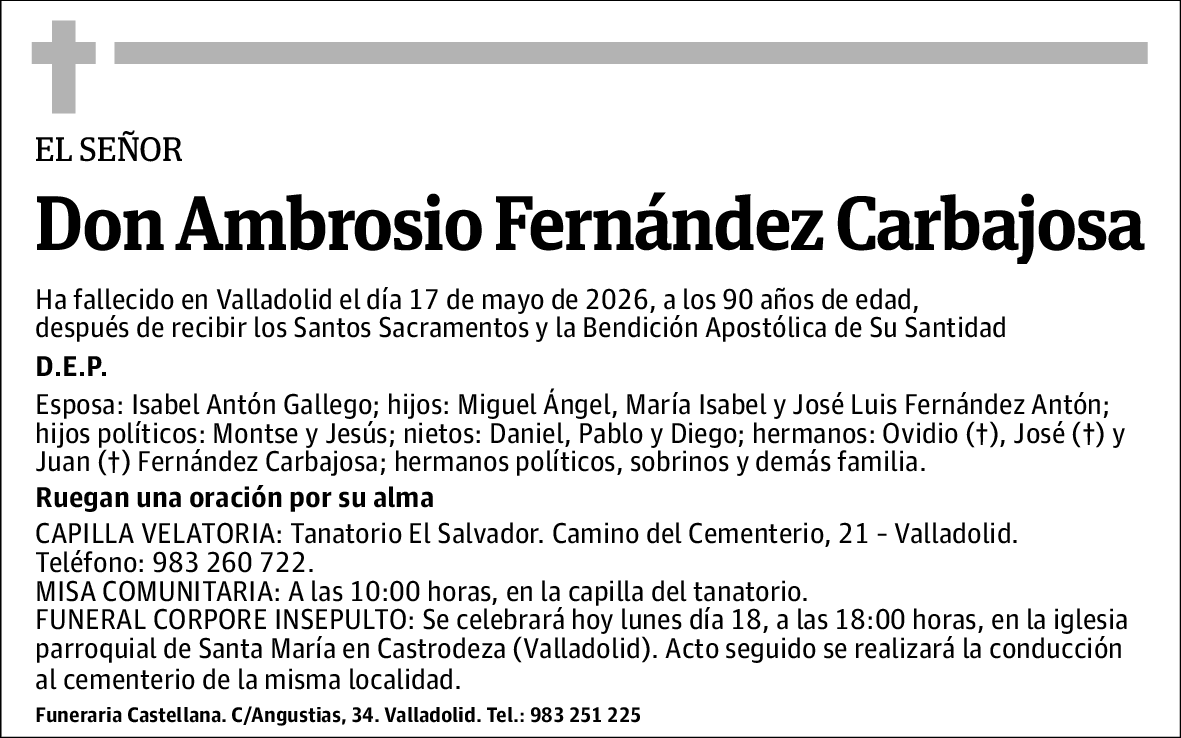 Ambrosio Fernández Carbajosa