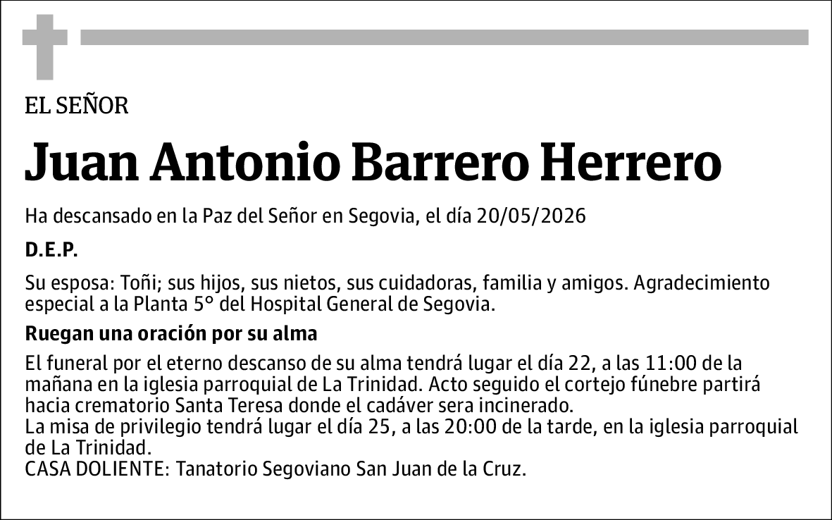 Juan Antonio Barrero Herrero