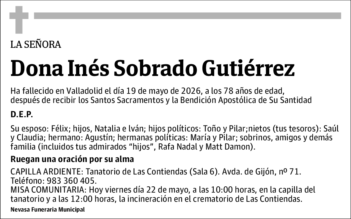 Inés Sobrado Gutiérrez